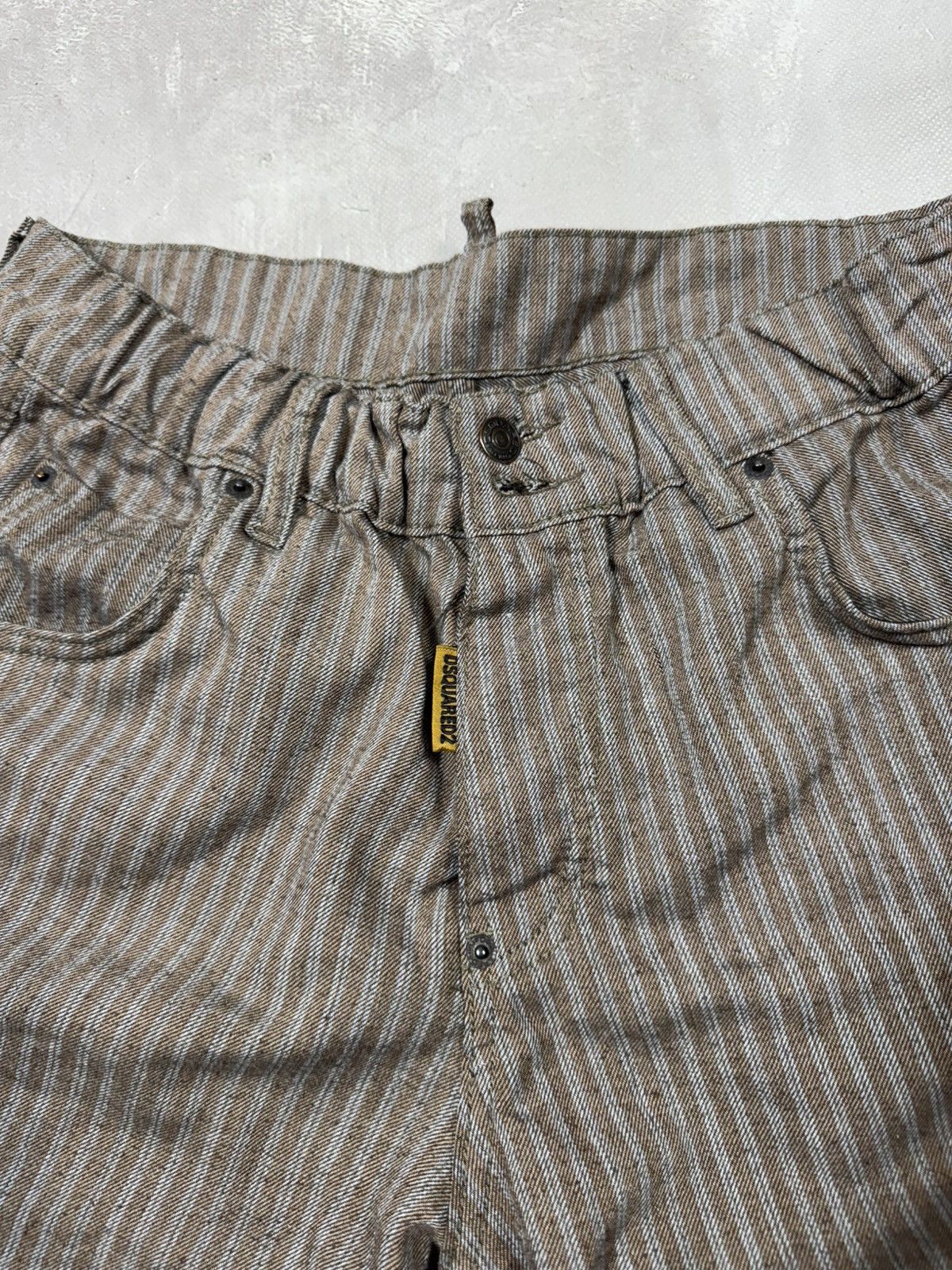 Dsquared2 Vintage Dsquared2 Striped Y2k Pants Size US 34 / EU 50 - 6 Thumbnail