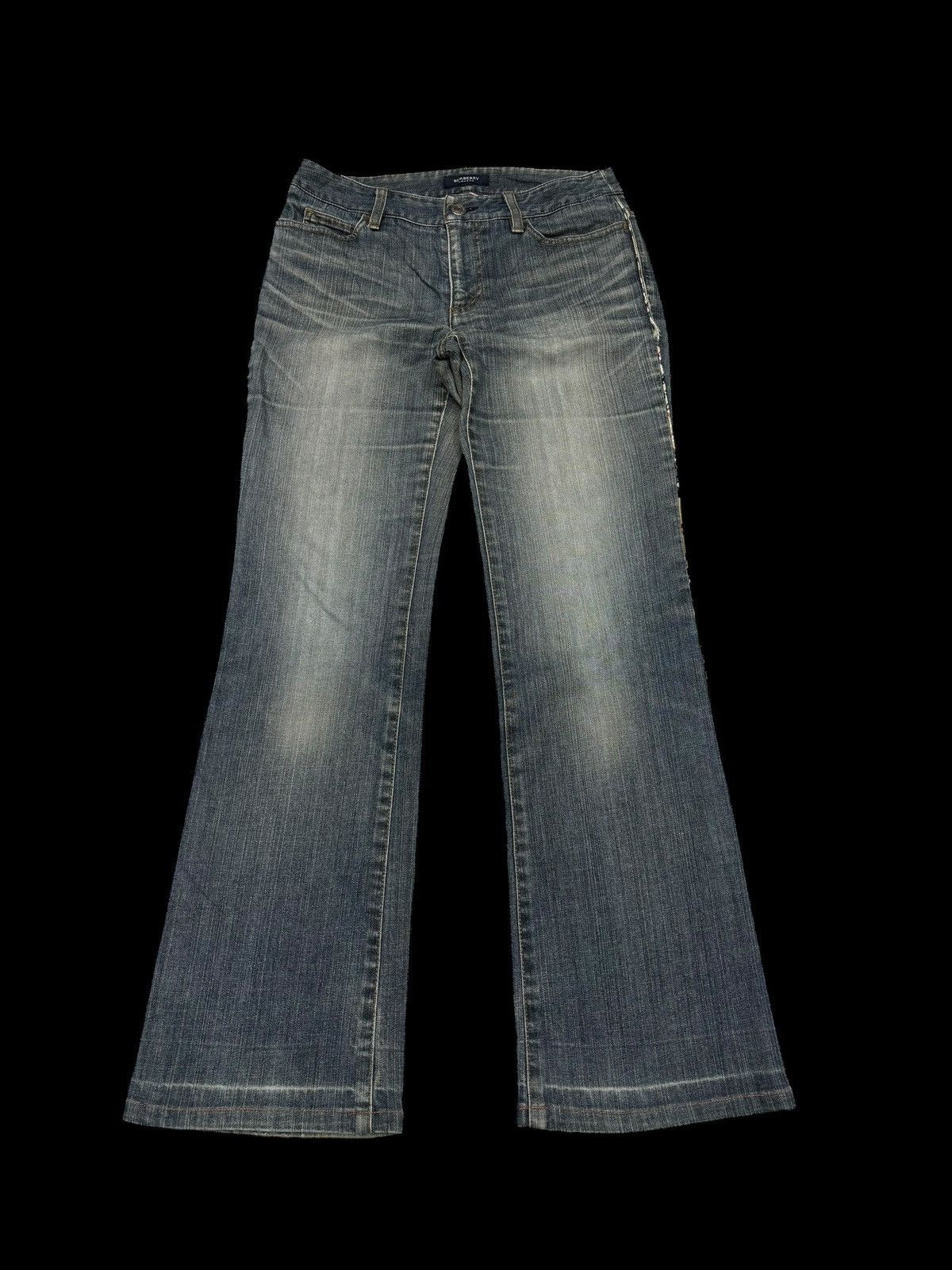 Burberry 💥Flare Jeans Burberry Nova Lining Bootcut Jeans Size 28" / US 6 / IT 42 - 1 Thumbnail
