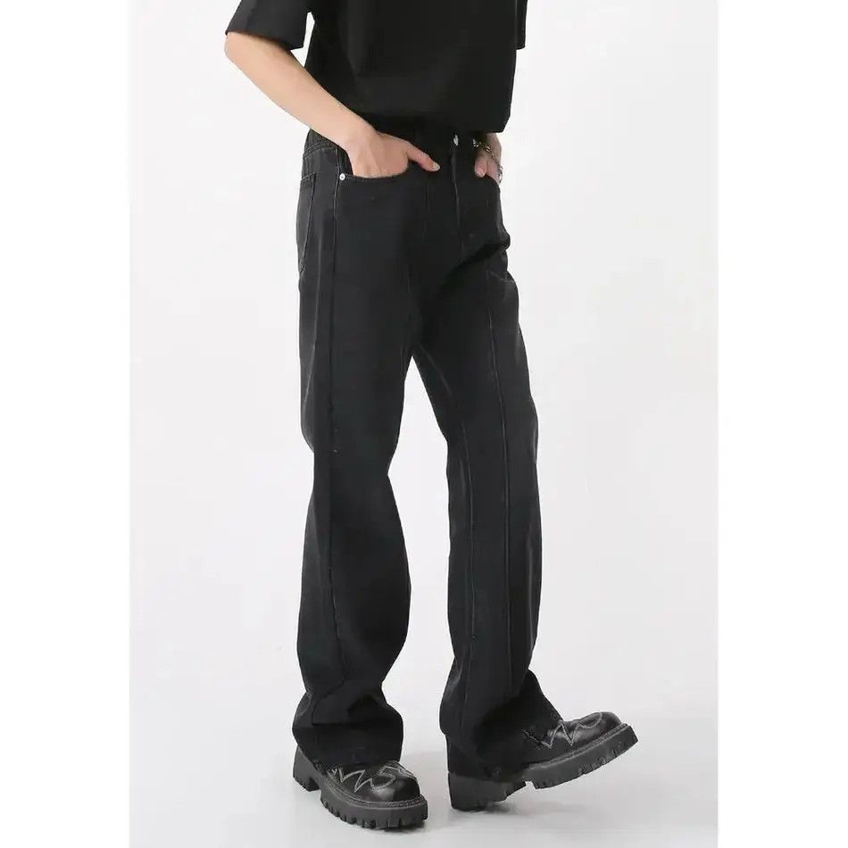 Japanese Brand Retro straight leg casual wide leg jeans Size US 32 / EU 48 - 2 Thumbnail