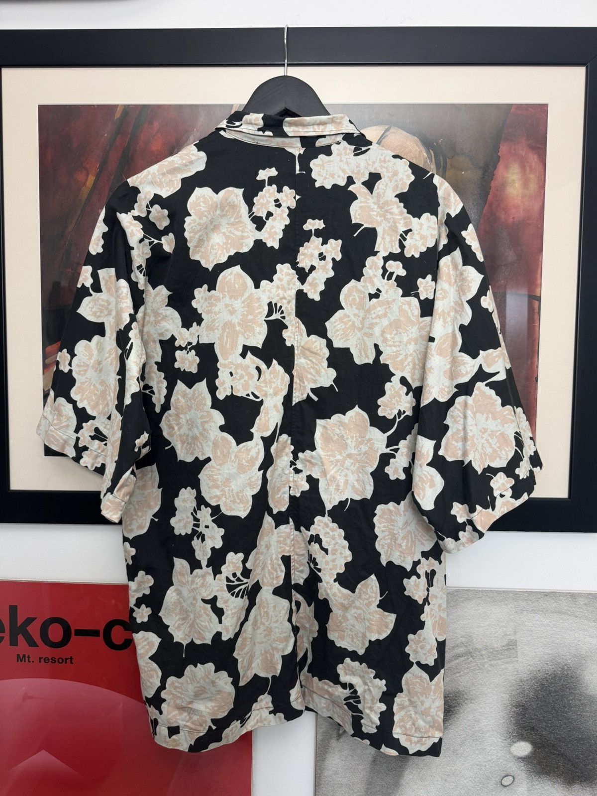 Alexander McQueen MCQ by Alexander McQueen Button Up Shirt Floar Print Summer Size US L / EU 52-54 / 3 - 2 Thumbnail