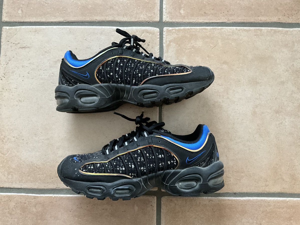 image of Nike Air Max Tailwind 4 Supreme Black Shoes, Men's (Size 7.5)