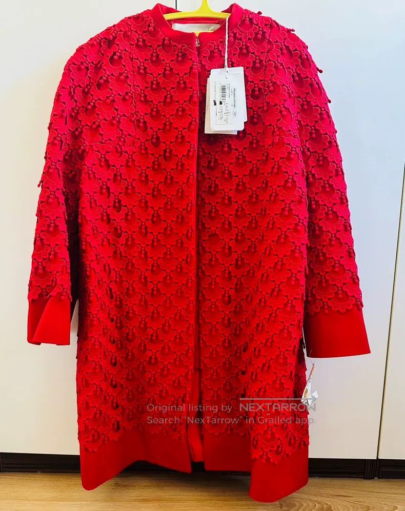 Valentino Valentino Heavy lace trench coat Size M / US 6-8 / IT 42-44 - 1 Thumbnail