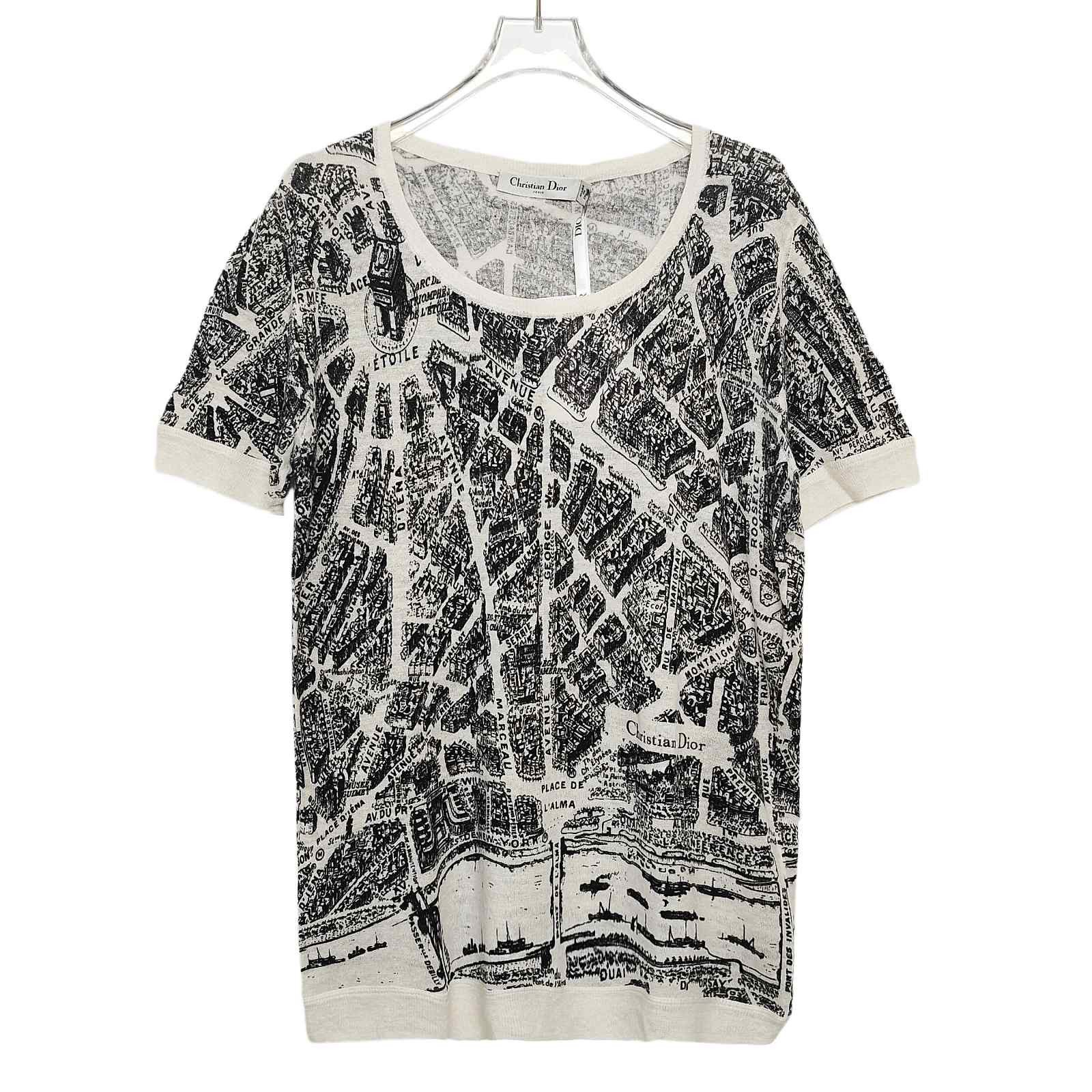 Dior Dior Plan de Paris Print T-Shirt Size FR 40 Size M / US 6-8 / IT 42-44 - 1 Thumbnail