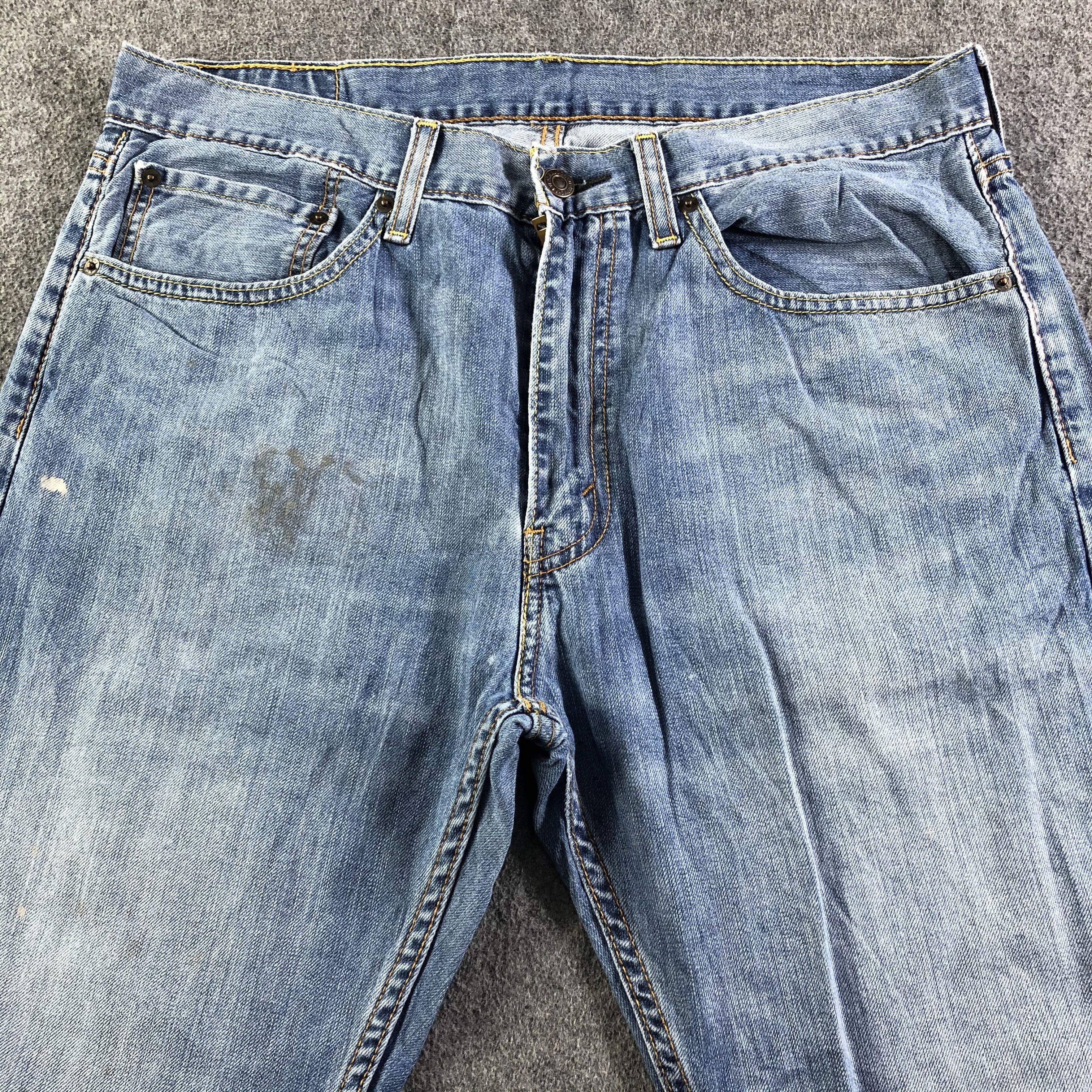 Levi's Vintage Blue Wash Levis 505 Jeans-J3459 Size US 36 / EU 52 - 3 Thumbnail