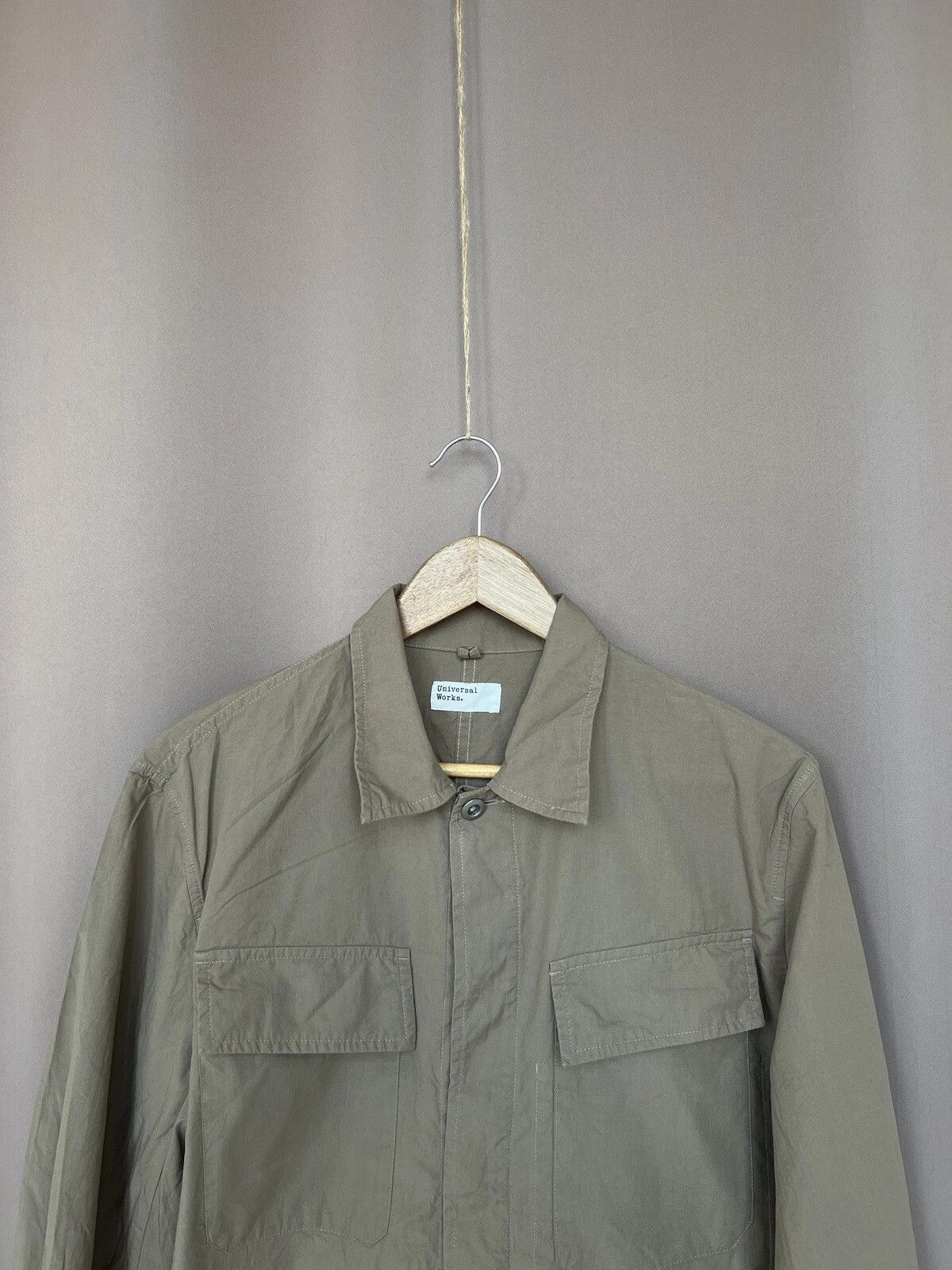 Universal Works Universal Works Button Shirt Mens Size M Beige Overshirt Size US M / EU 48-50 / 2 - 2 Thumbnail