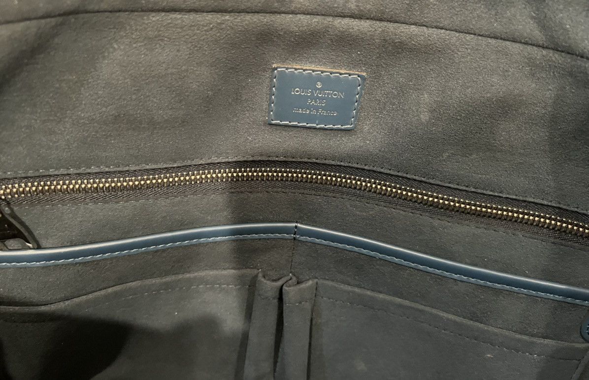 Louis Vuitton LOUIS VUITTON Epi Porte Document Business Briefcase Blue Size ONE SIZE - 4 Thumbnail