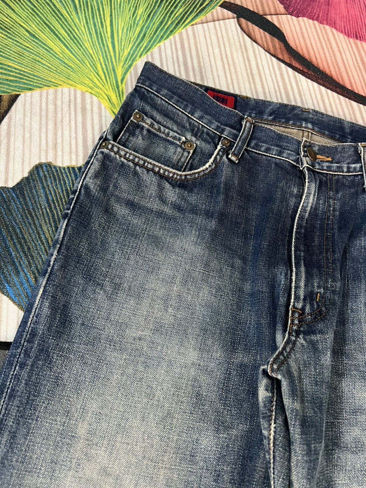 Edwin VINTAGE EDWIN 503 DISTRESSED JEANS Size US 30 / EU 46 - 9 Thumbnail