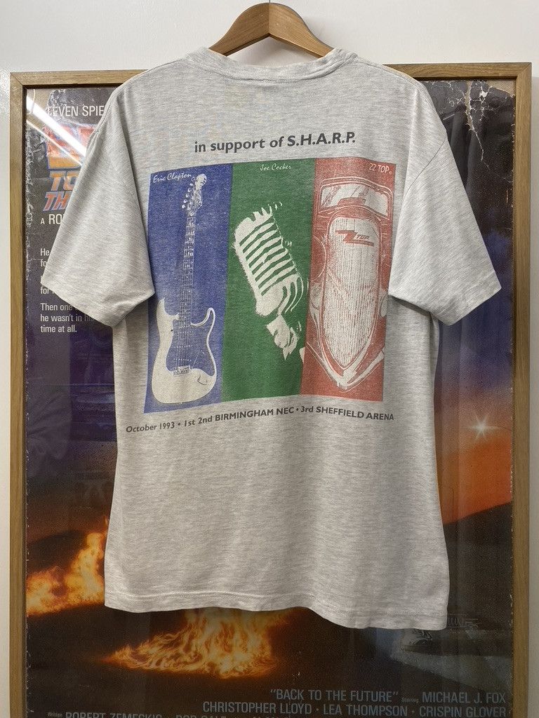 Vintage 1993 Vintage Eric Clapton and Friends Charity Concert Tee Size US L / EU 52-54 / 3 - 2 Thumbnail