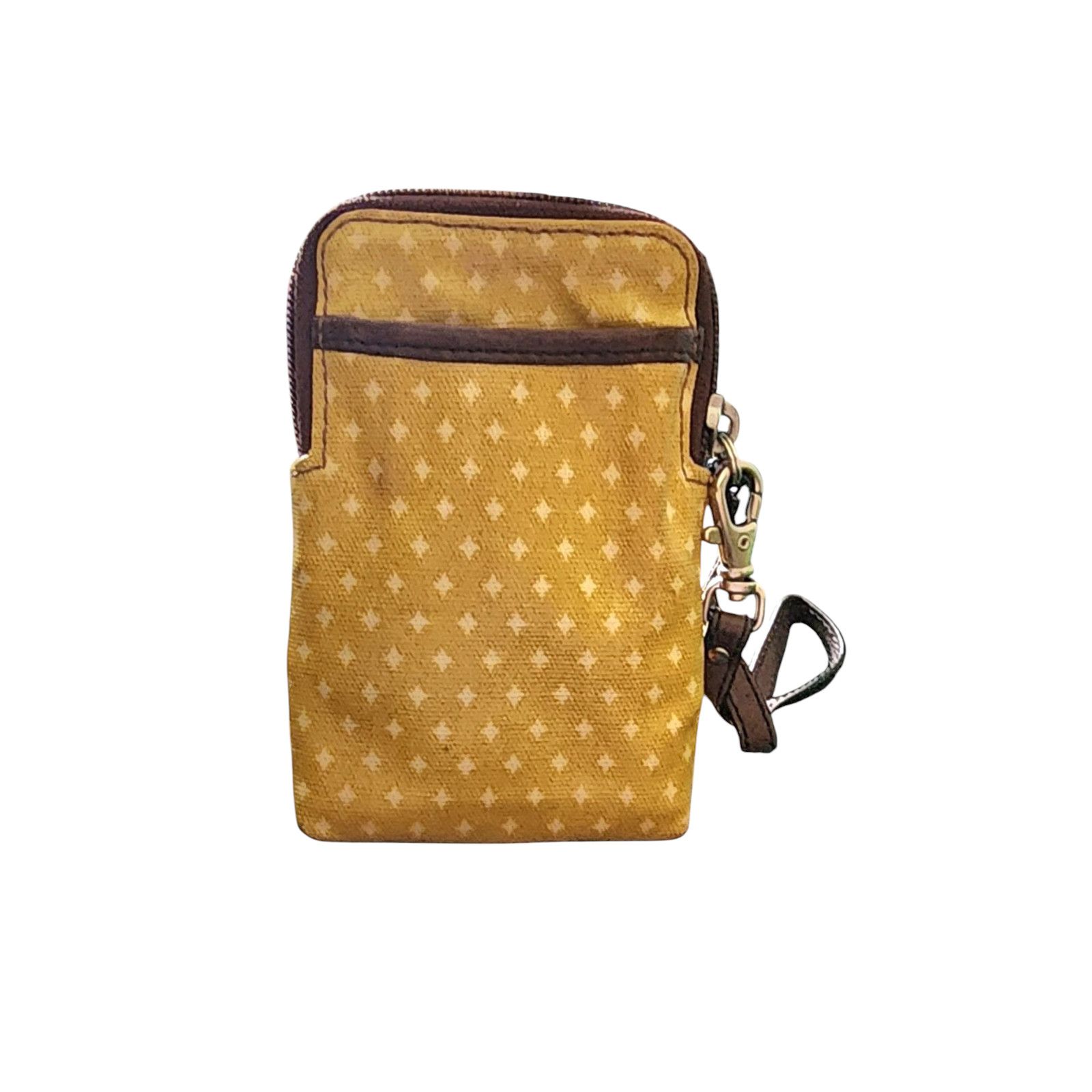 Fossil Fossil keeper coated canvas and leather wallet wristlet Size ONE SIZE - 2 Thumbnail
