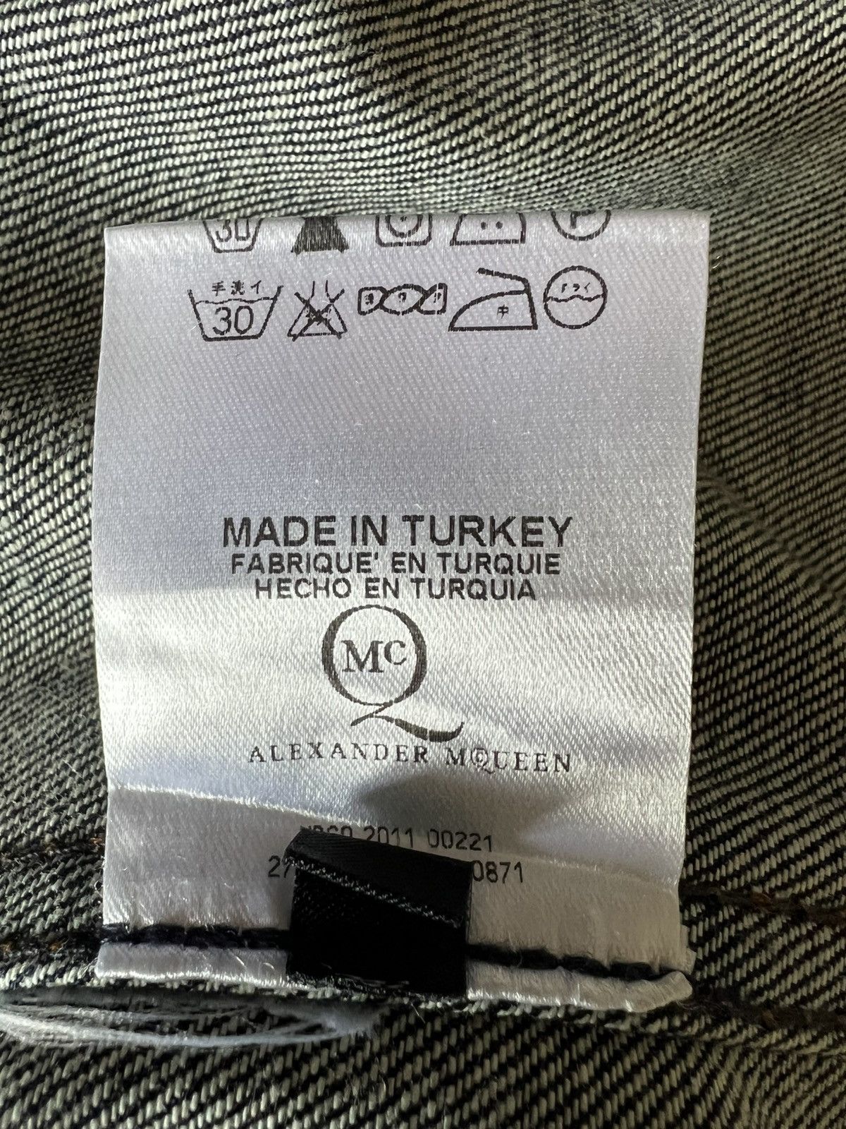 Alexander McQueen Alexander McQueen Denim Jacket Size US M / EU 48-50 / 2 - 4 Thumbnail