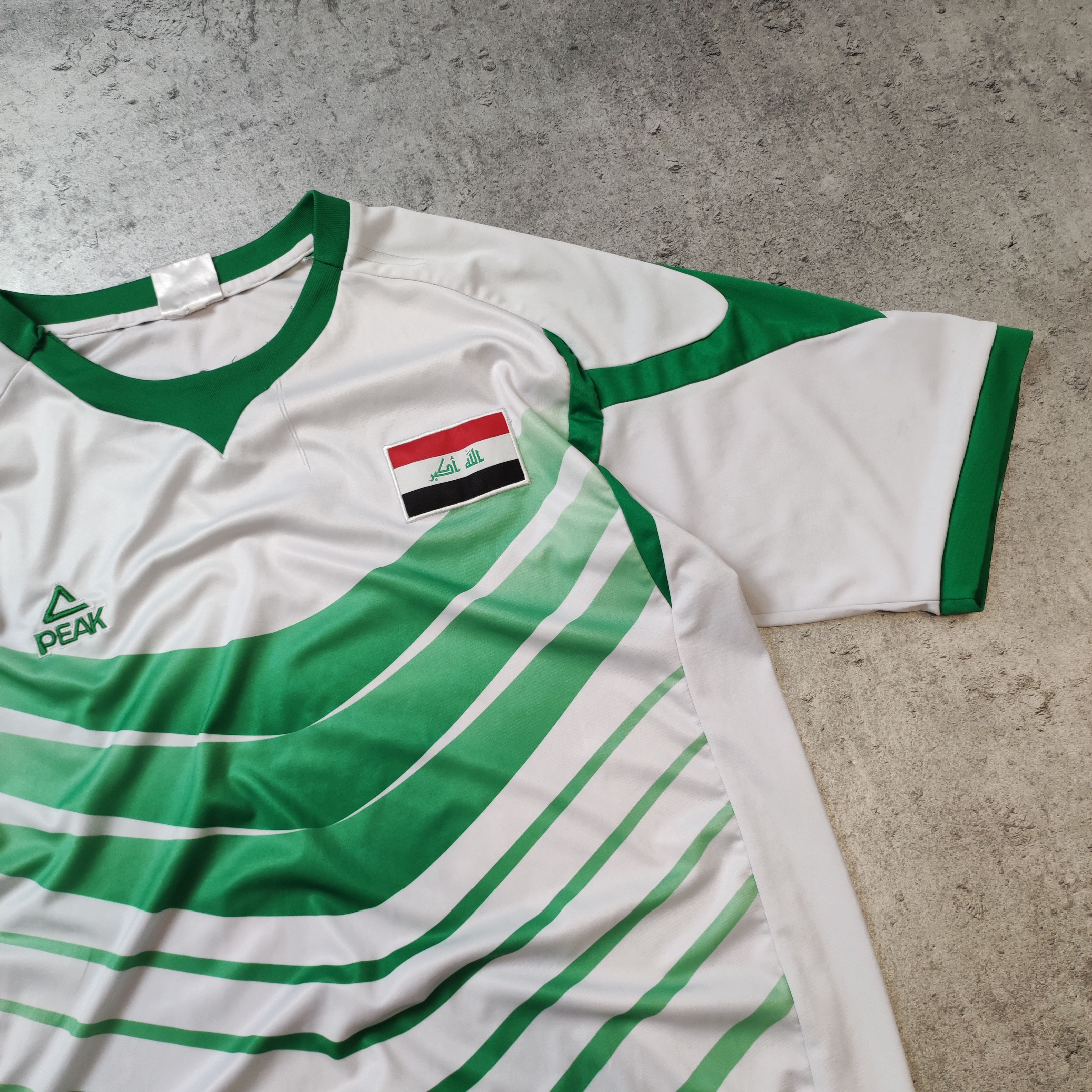 Vintage RARE Football Soccer Iraq 2013 Home Jersey Size US L / EU 52-54 / 3 - 3 Thumbnail
