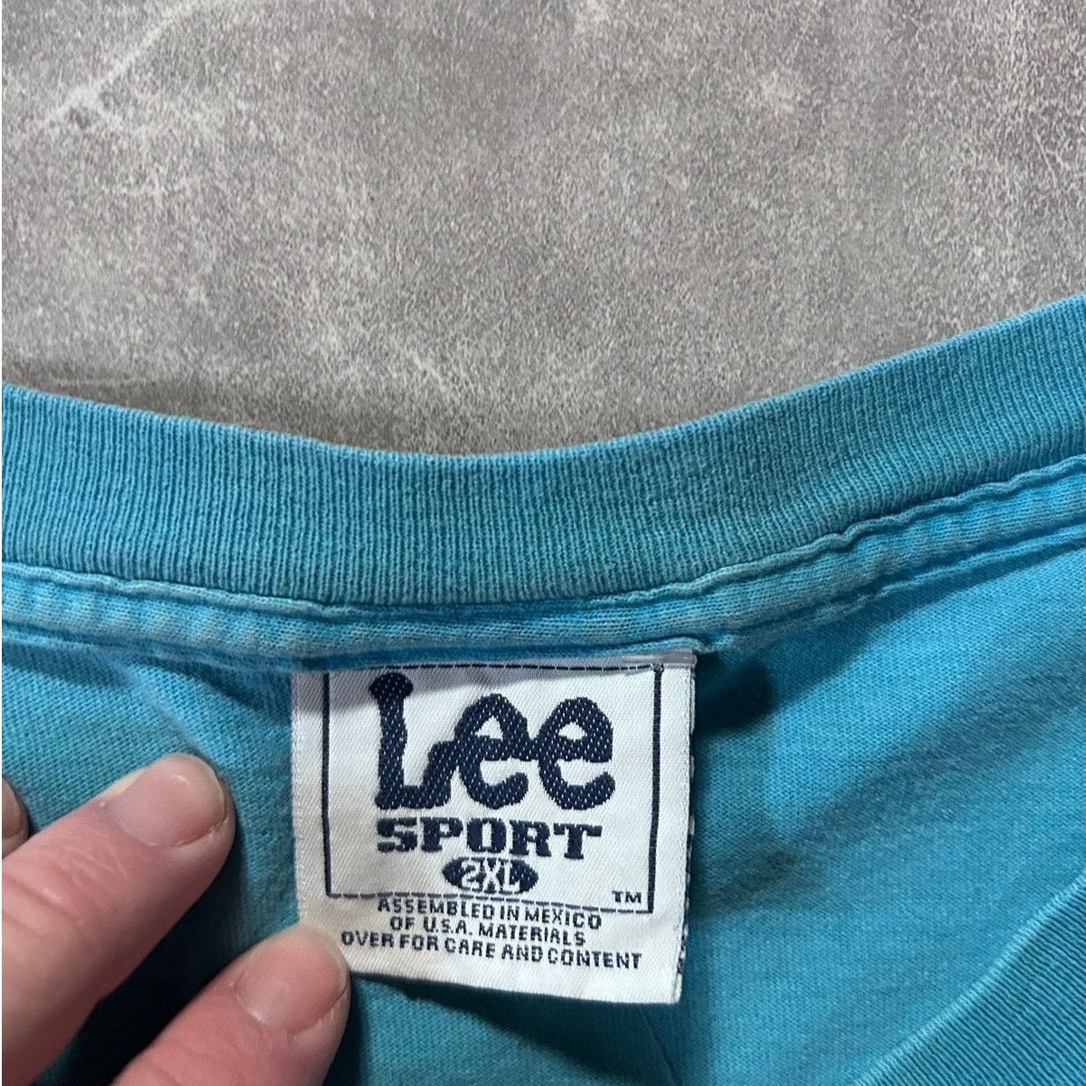 Lee Vintage Caroline Panthers Baby Blue Embroidered Shirt XXL Size US XXL / EU 58 / 5 - 3 Thumbnail