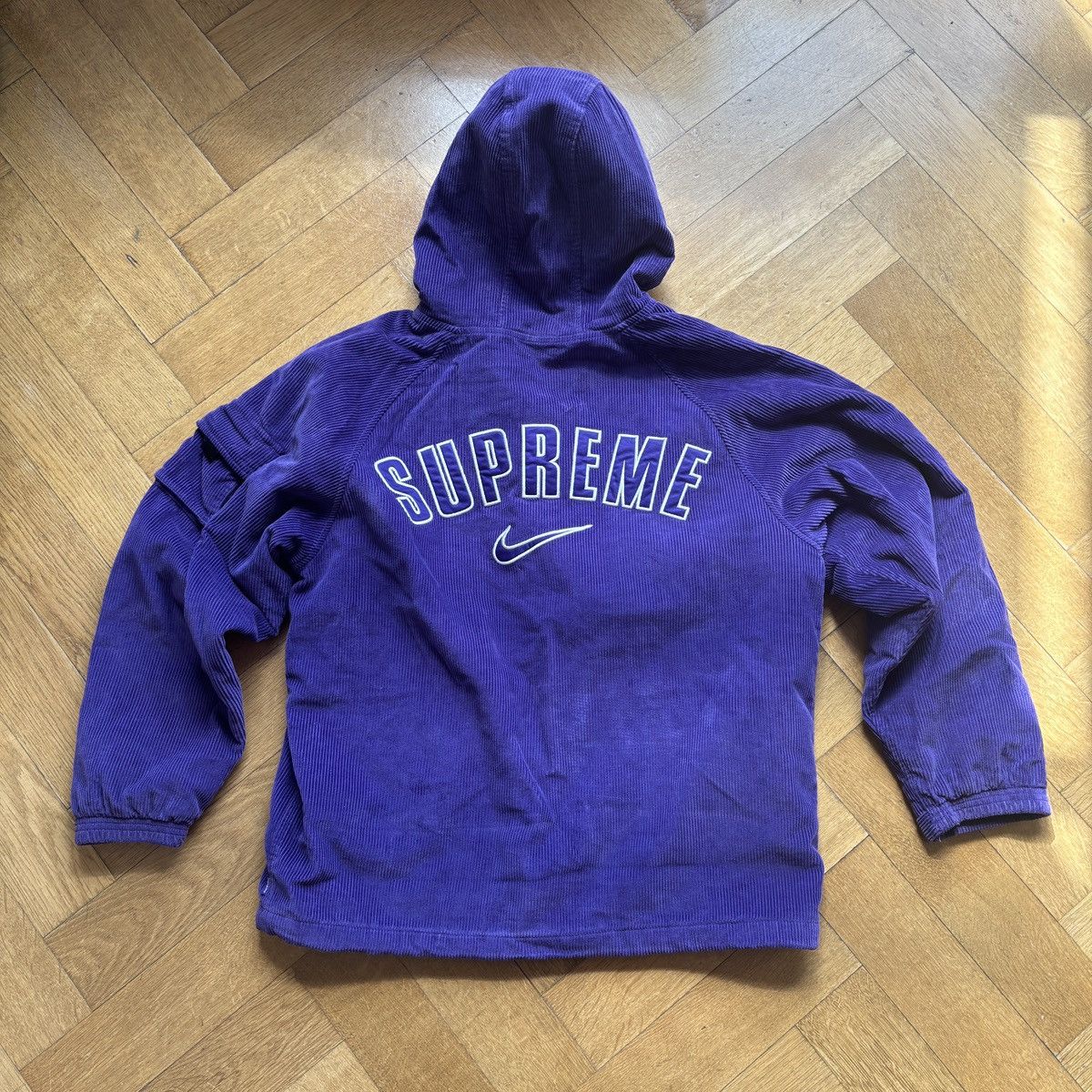 Nike × Supreme Nike X Supreme SS25 Purple Track Jacket | Grailed