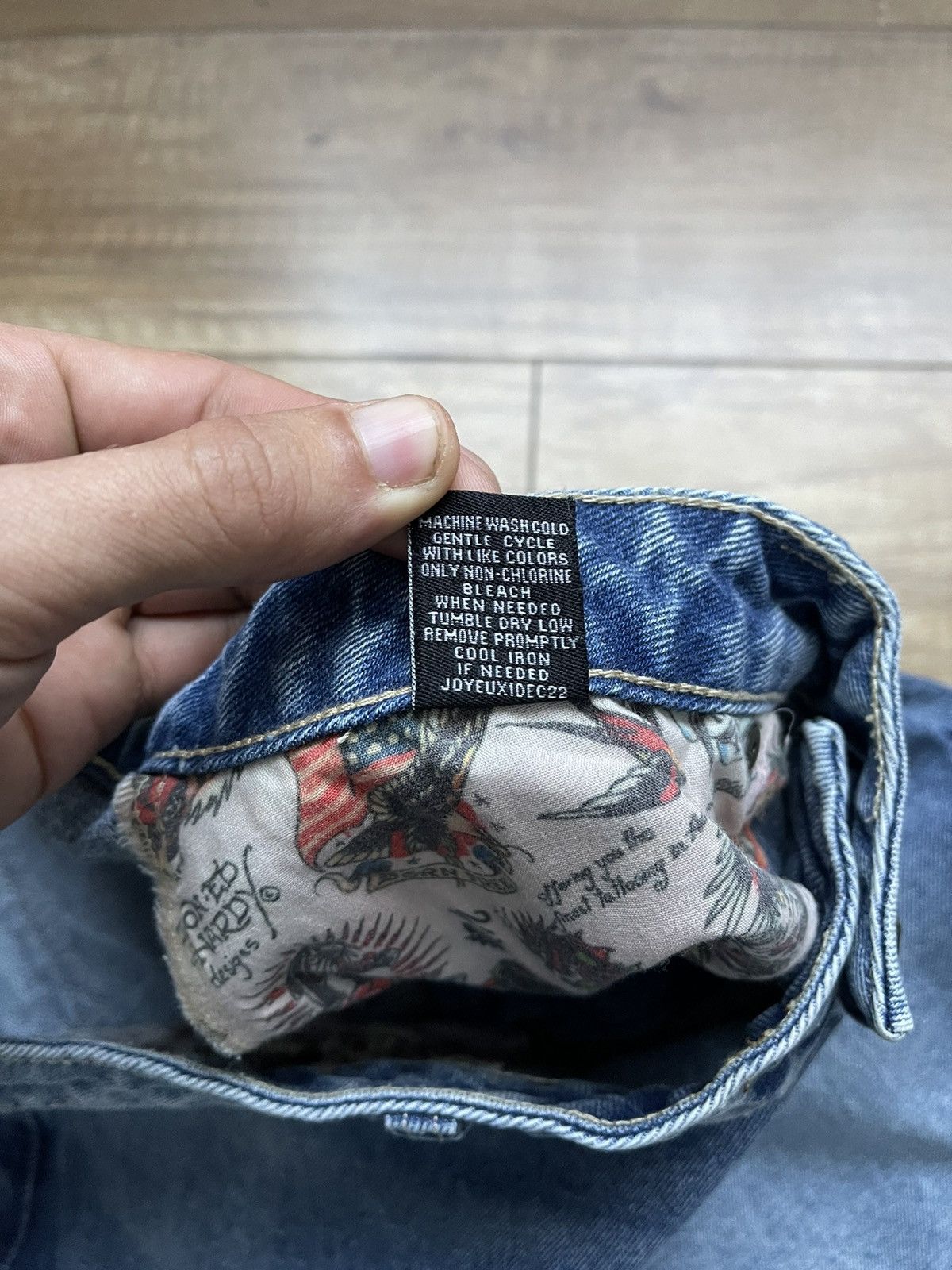 Christian Audigier Ed Hardy Christian Audigier Vintage Jeans Pants 90s Y2K Size US 32 / EU 48 - 14 Thumbnail