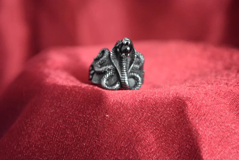 Jewelry Snake Future Jewelry Rings Open Size Chrome Ring (Size 7-13) Size ONE SIZE - 3 Thumbnail