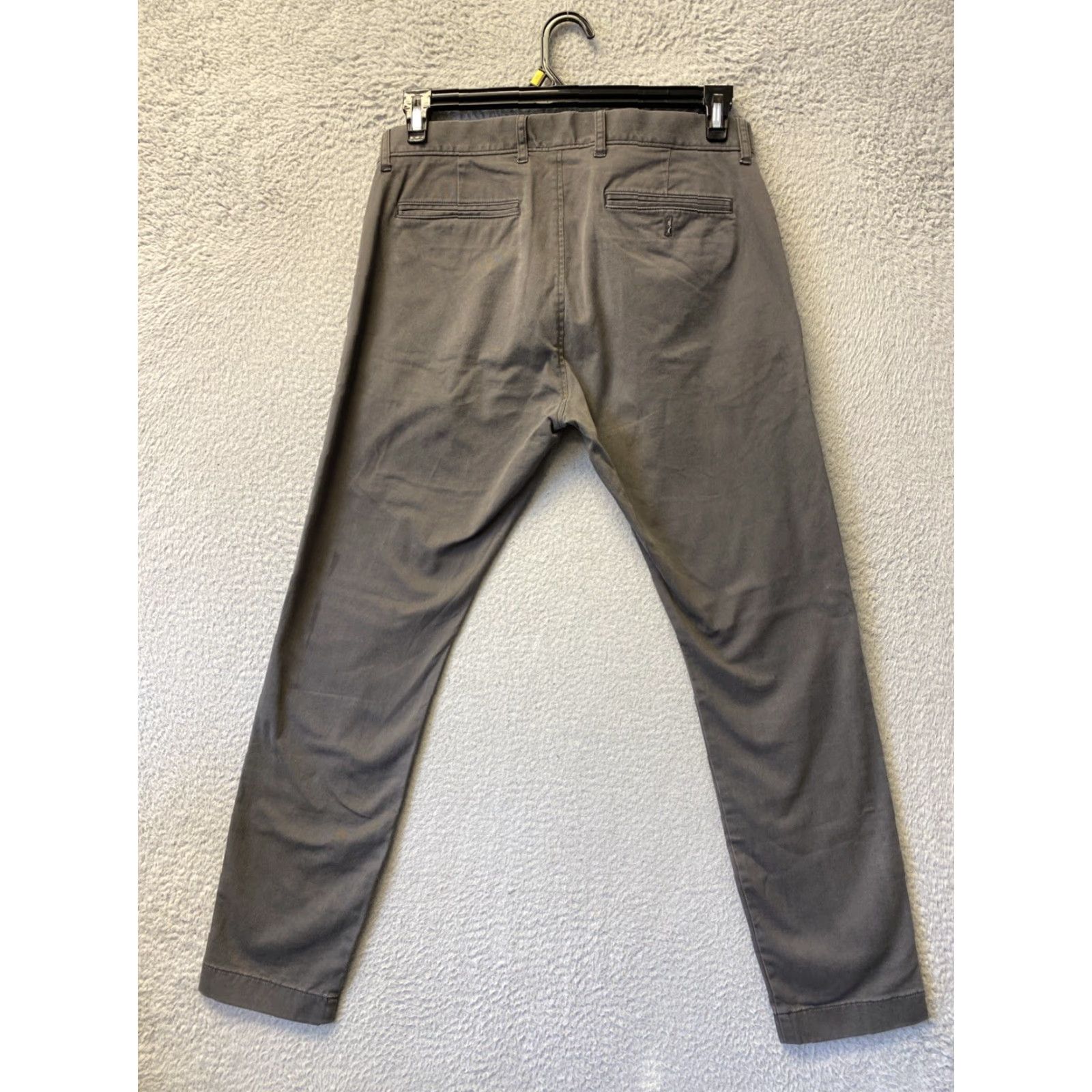 J.Crew J. Crew Men's Slim Fit Chino Pants 32x30 Gray Cotton Tapered 2010s Fashion Size US 32 / EU 48 - 7 Thumbnail