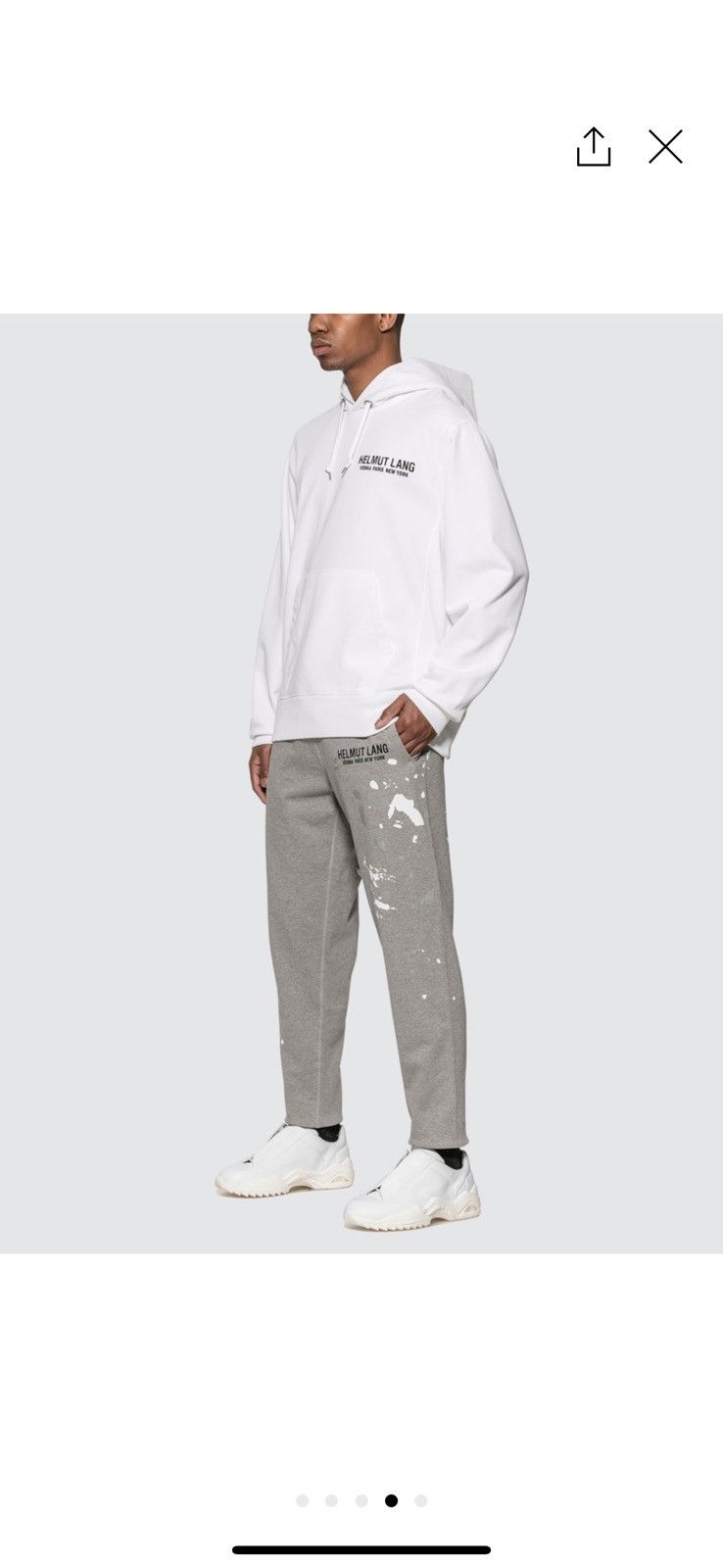 Helmut Lang Helmut Lang Eagle Pop Over Hoodie Size US L / EU 52-54 / 3 - 7 Thumbnail