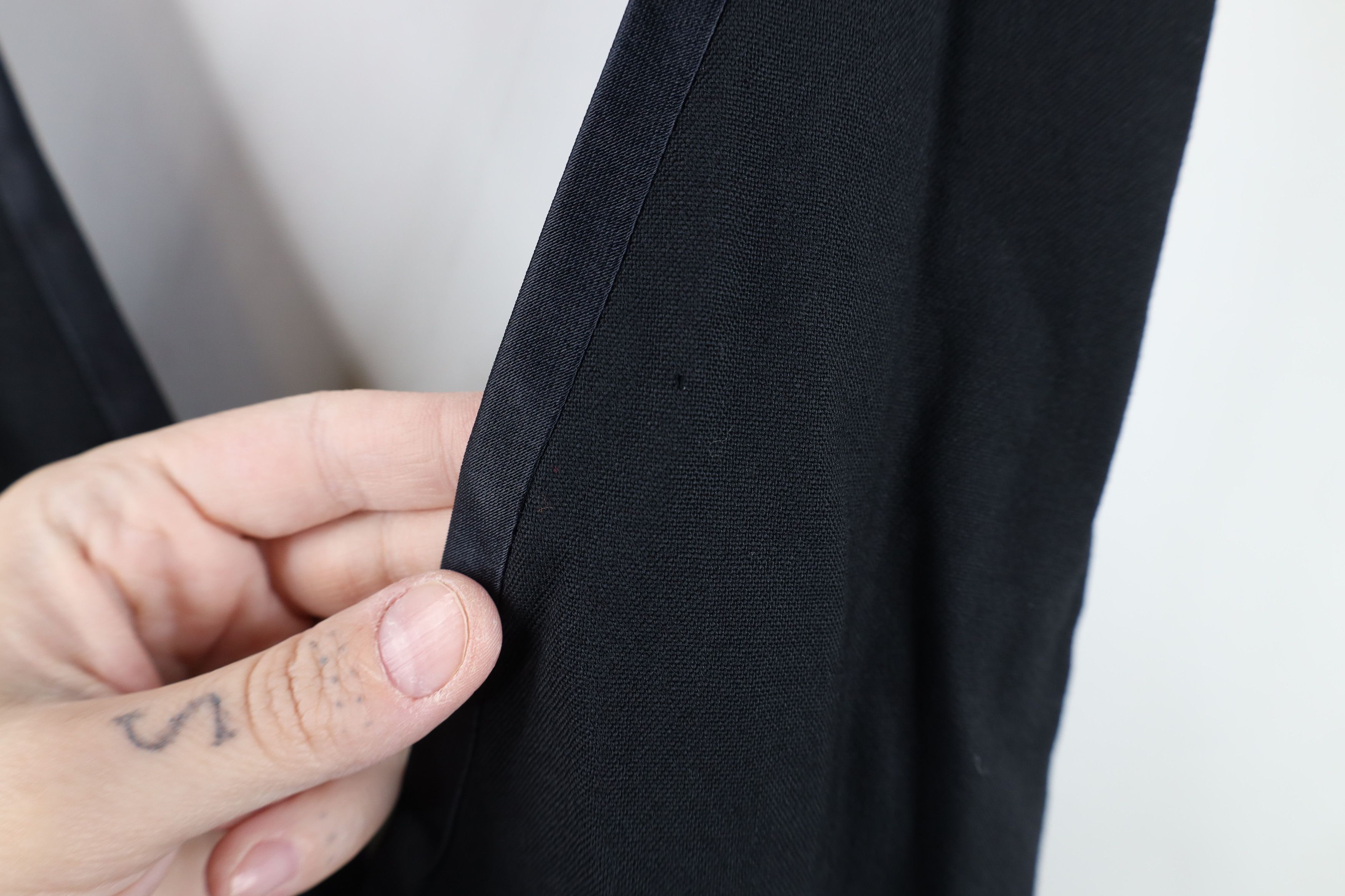 Vintage Vintage 30s 40s Rockabilly Gabardine Satin Trim Suit Vest Size US XL / EU 56 / 4 - 5 Thumbnail