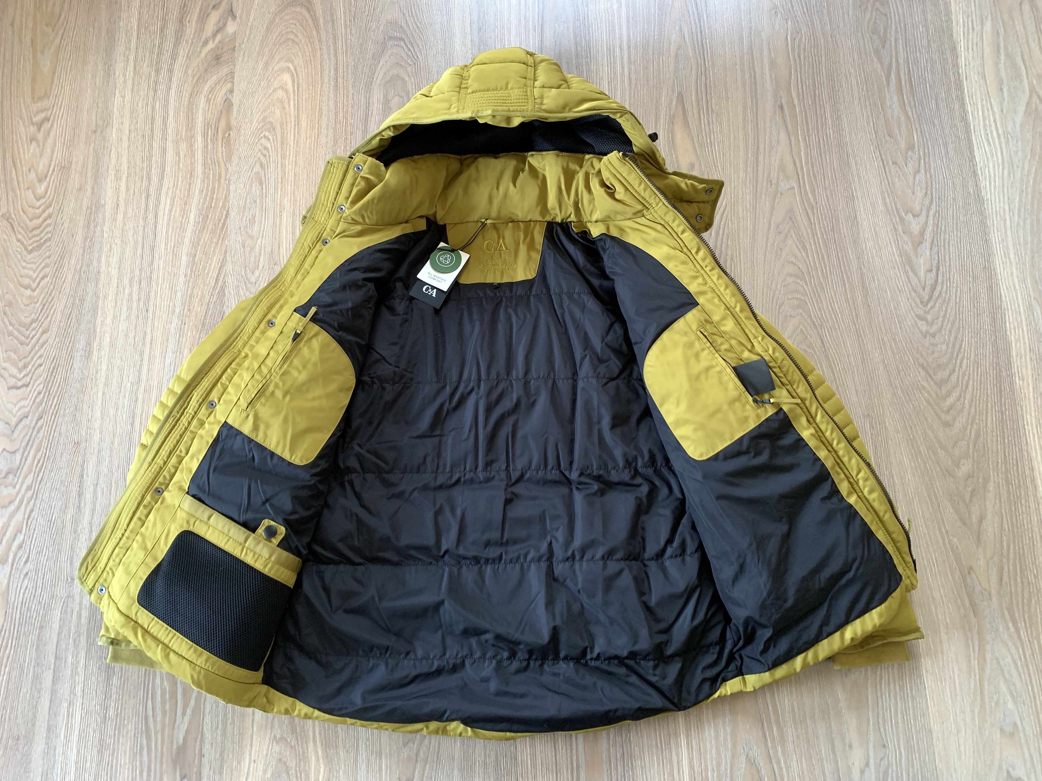 Other C&A New Winter Pocket Hood Puffer Jacket Size US L / EU 52-54 / 3 - 4 Thumbnail