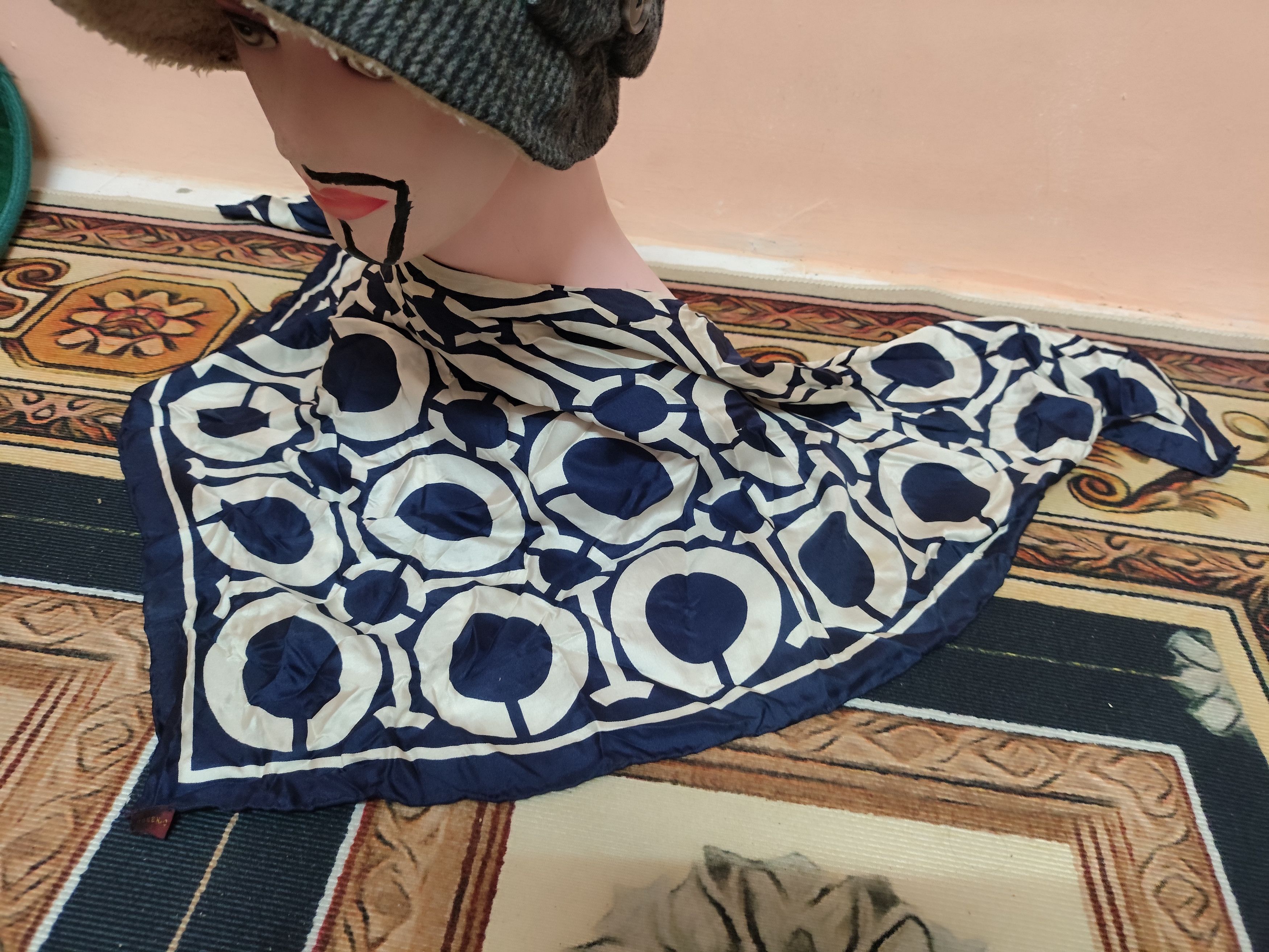 Designer × Vintage Vintage Art Scarves Neckerchief Rare Design Size ONE SIZE - 2 Thumbnail