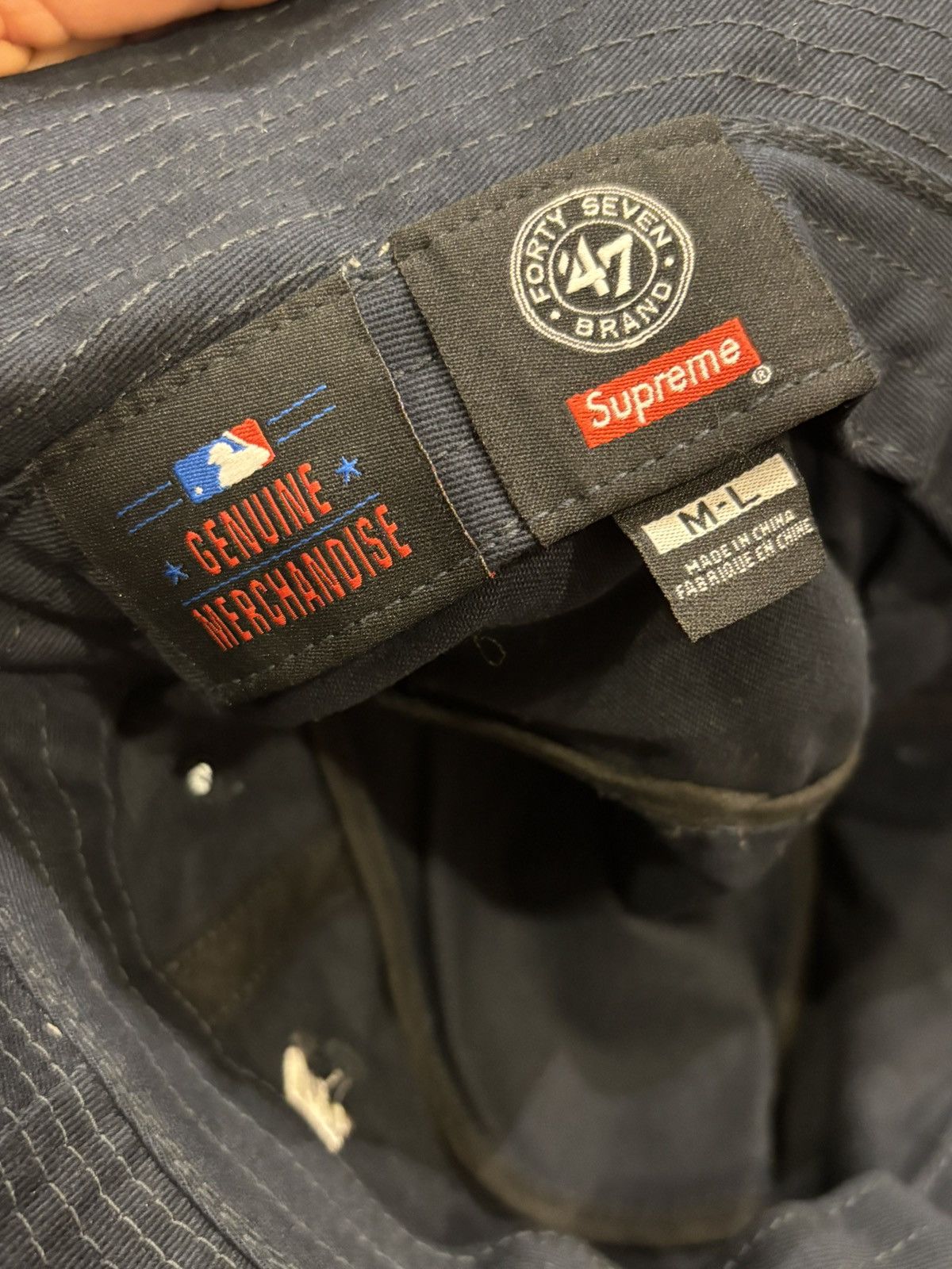 MLB × Supreme Supreme X MLB Yankees All Over Bucket Hat Size ONE SIZE - 4 Thumbnail