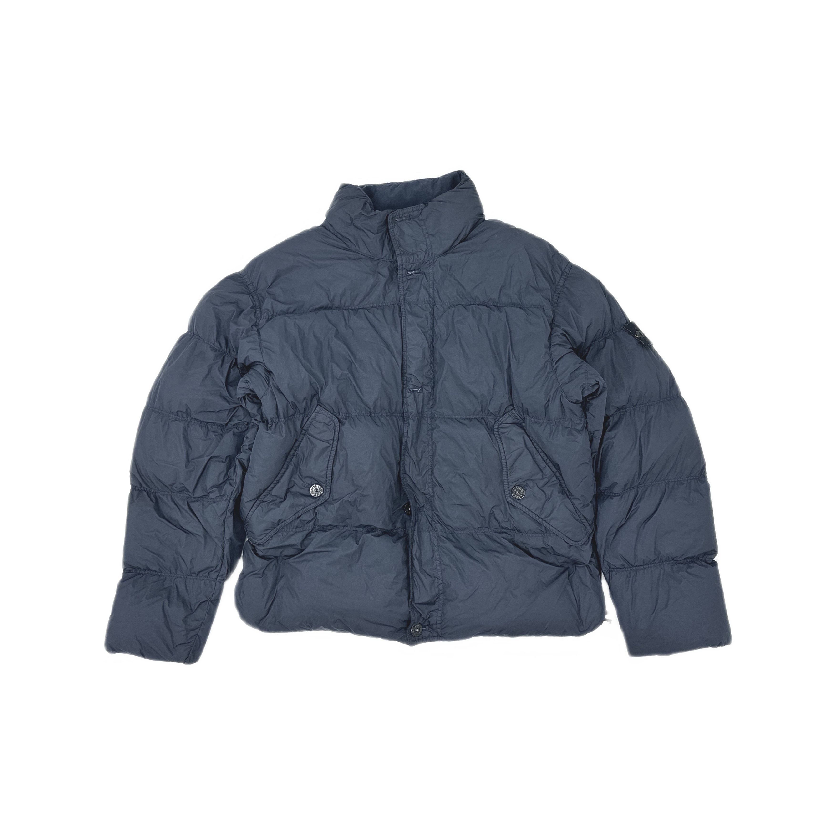 Stone Island × Vintage 2010 ARCHIVE STONE ISLAND NAVY GOOSE DOWN