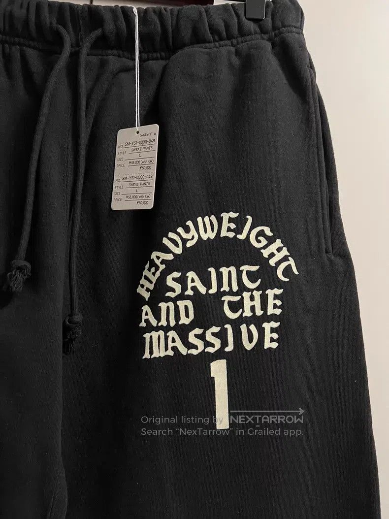 Saint Michael Saint Michael Flocked sweatpants Size US 32 / EU 48 - 5 Thumbnail