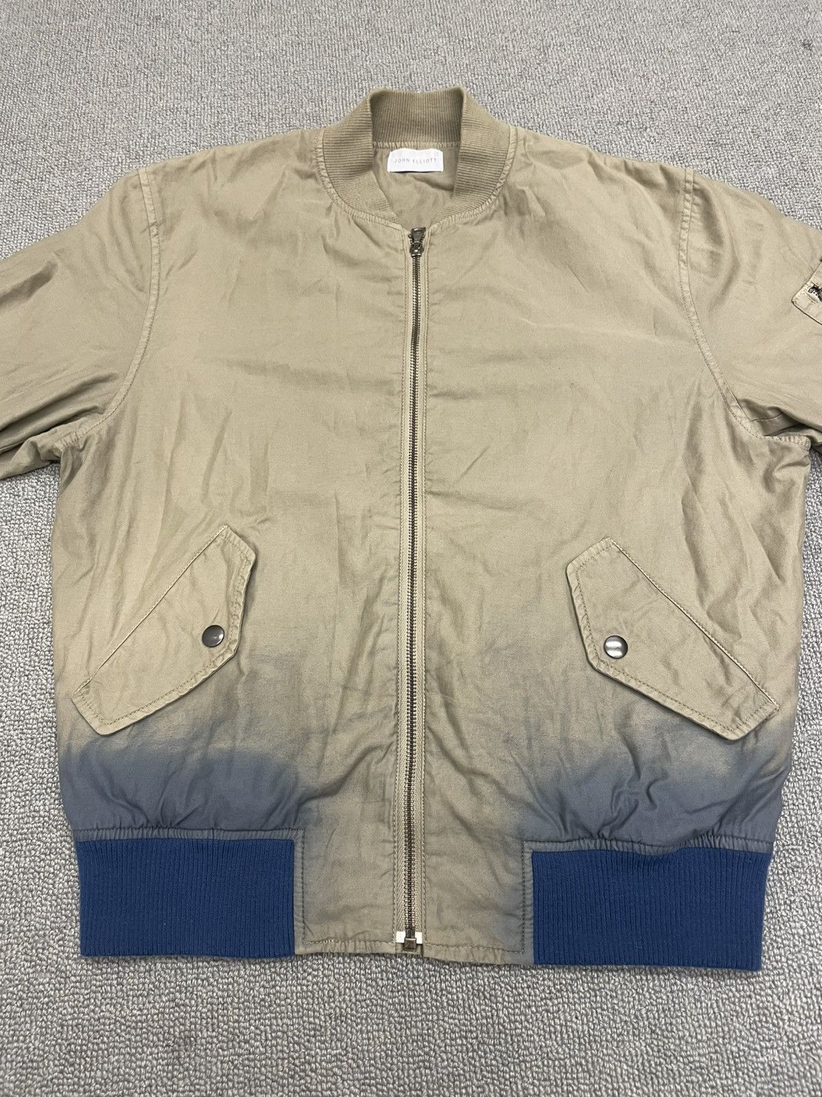 John Elliott John Elliott Beige Bomber Jacket Size US M / EU 48-50 / 2 - 5 Thumbnail