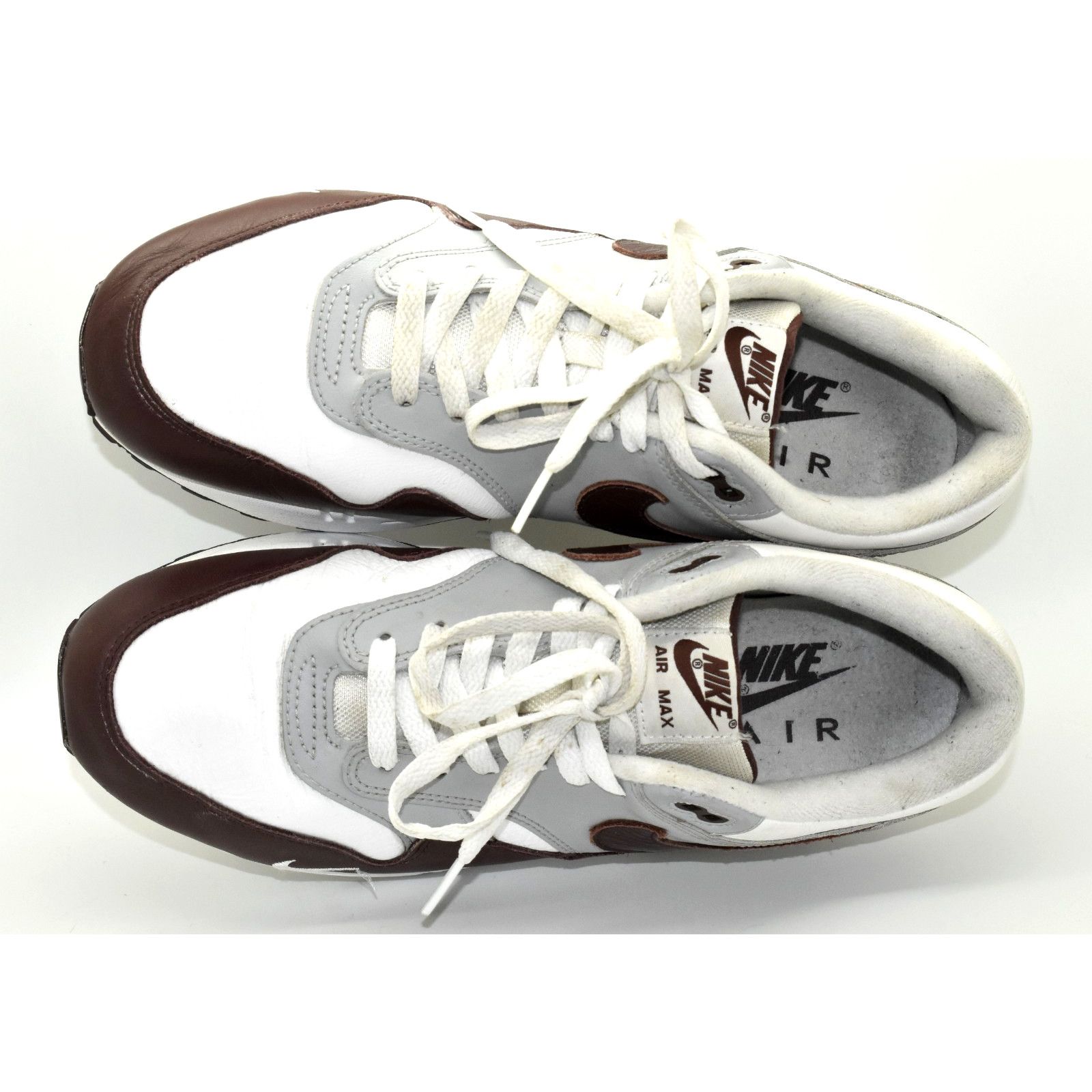 Nike NIKE AIR MAX 1 PRM White/Grey/Black Shoes DB5074-101 Sz 9.5 Size US 9.5 / EU 42-43 - 3 Thumbnail
