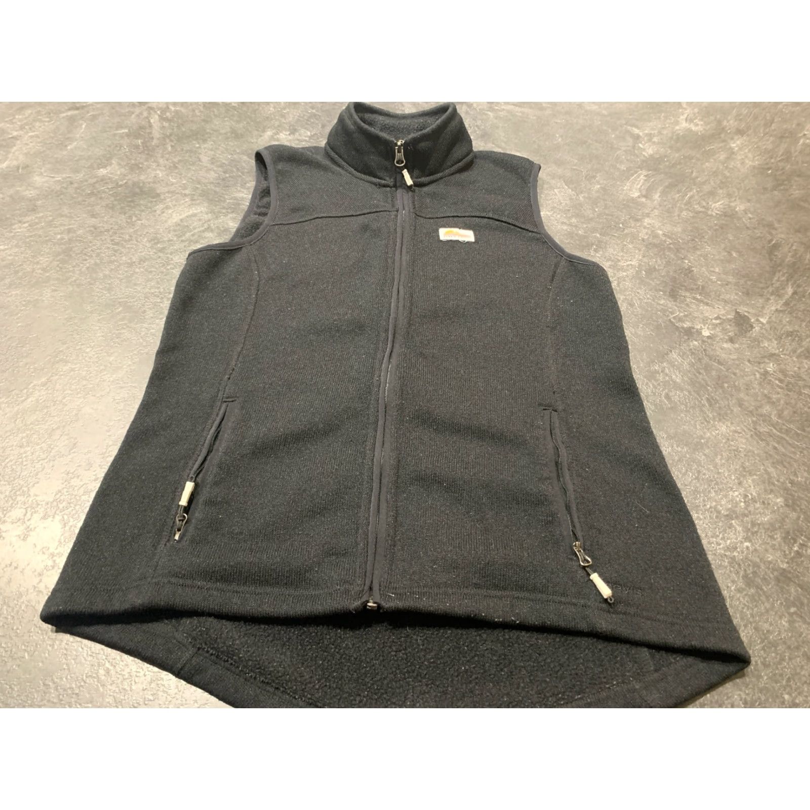 Orvis VINTAGE ORVIS Full Zip Logo Vest Black Womens Medium M Size M / US 6-8 / IT 42-44 - 3 Thumbnail