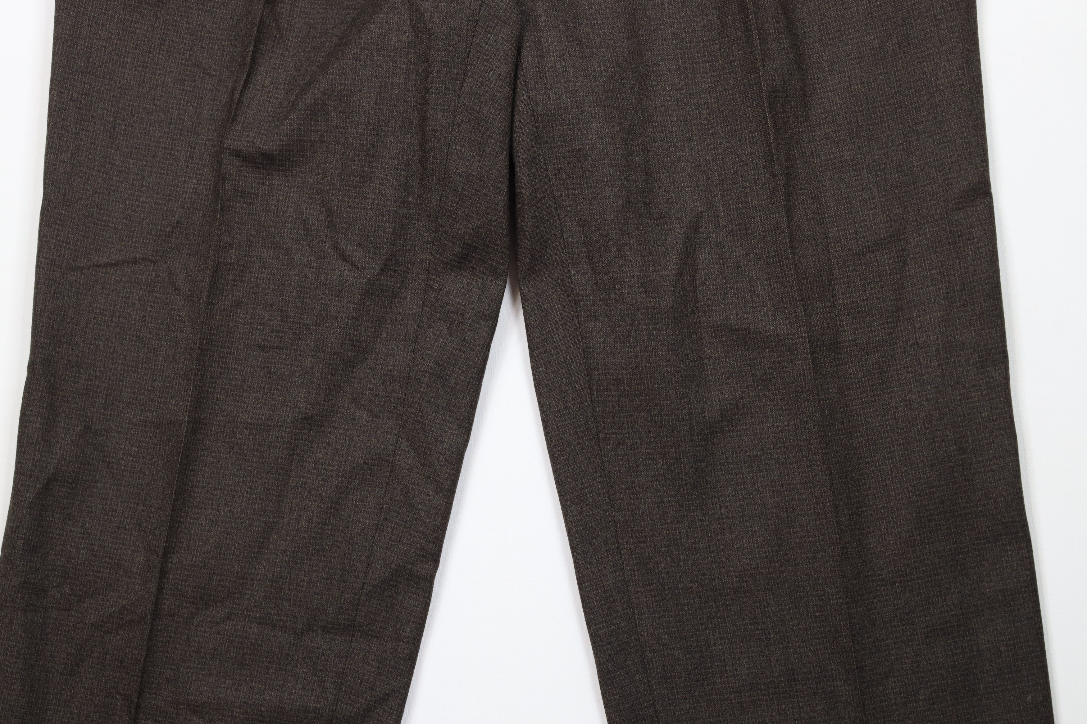 Vintage Vintage 90s Streetwear Cuffed Wide Leg Chino Pants Brown Size US 34 / EU 50 - 3 Thumbnail