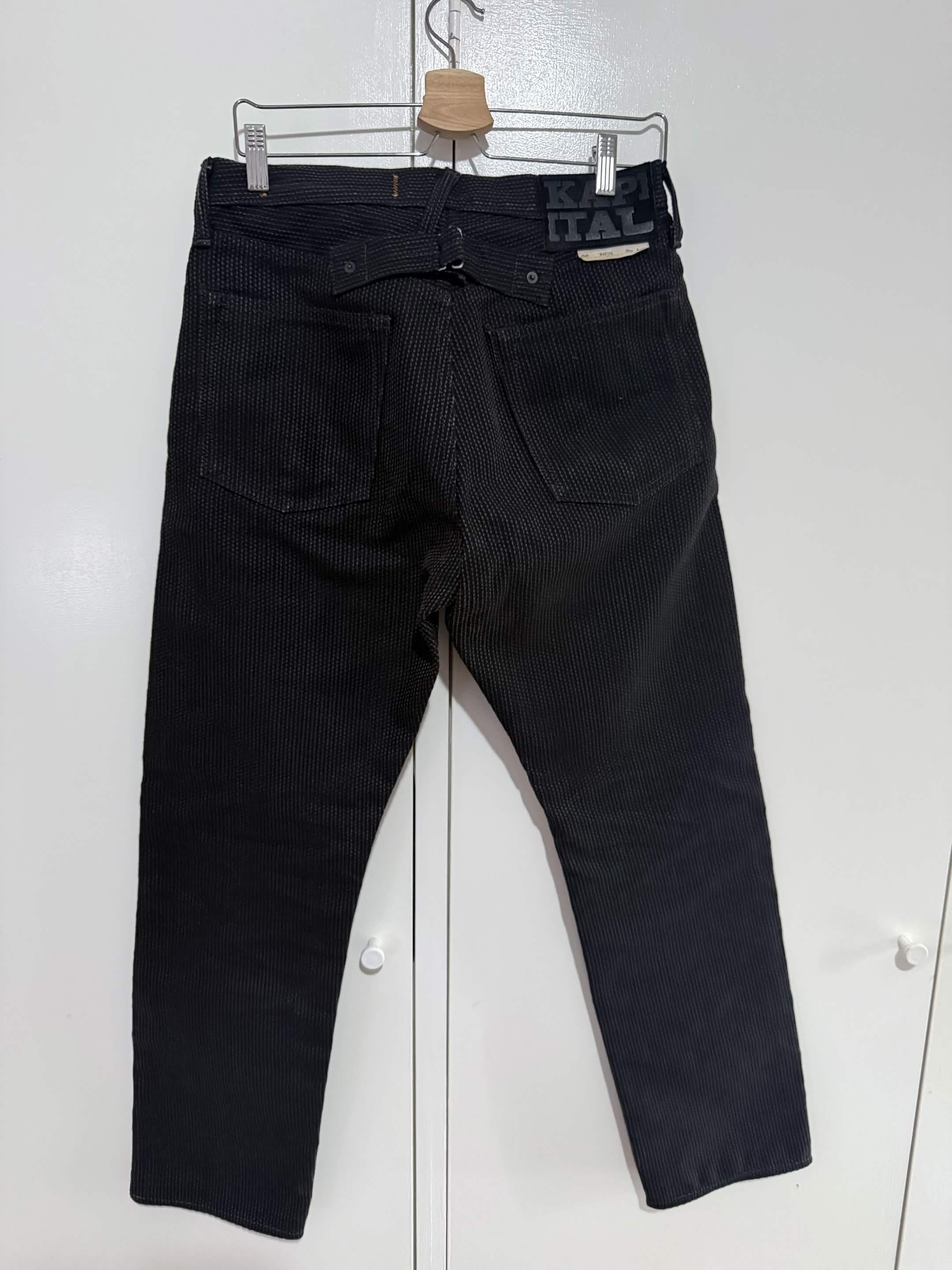 Kapital KAPITAL CENTURY DENIM 5P MONKEY CISCO JEANS MUD/BLACK Size US 32 / EU 48 - 5 Thumbnail