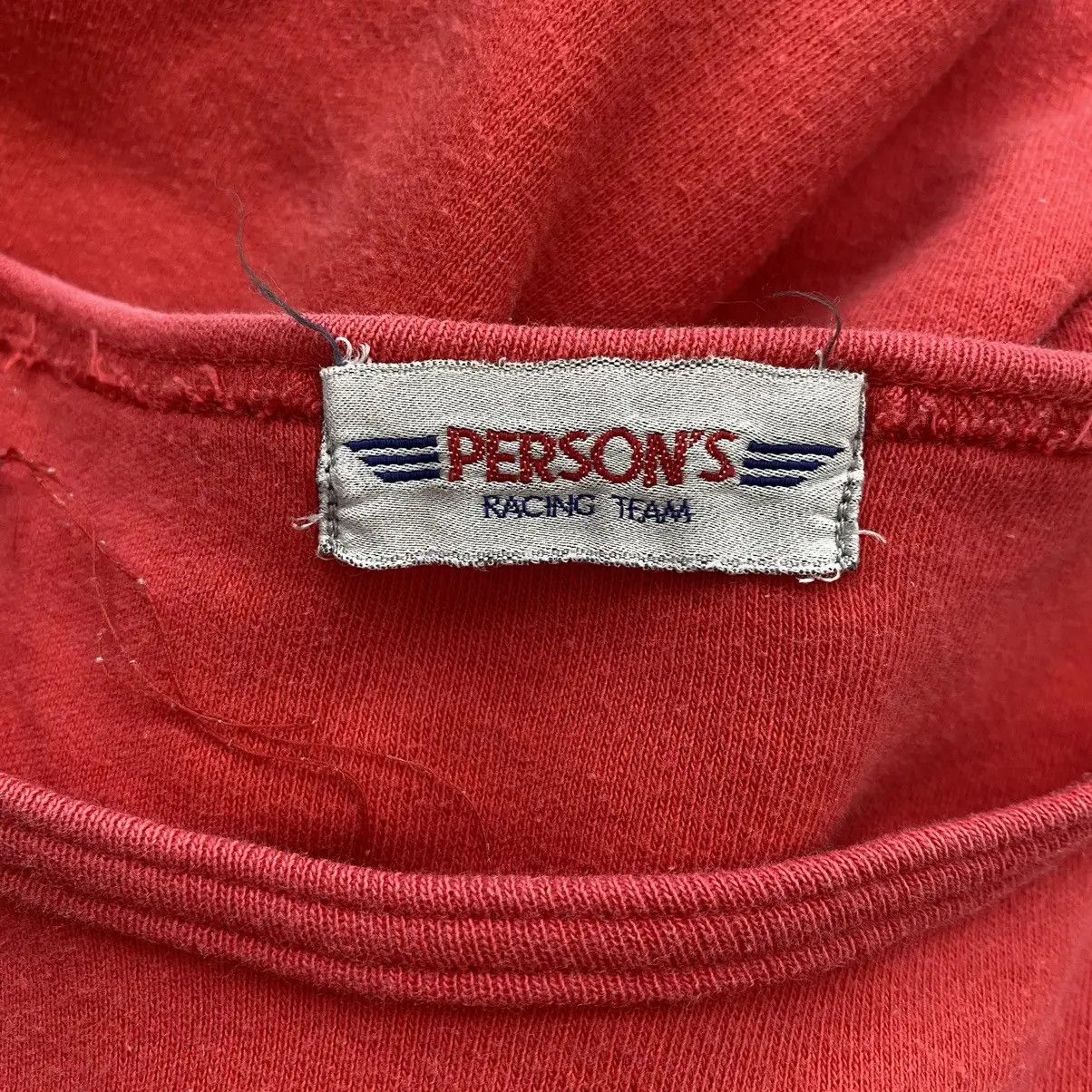 Vintage Vintage 90’ PERSON’S RACING TEAM Baggy Tee Shirt Top Size L / US 10 / IT 46 - 5 Thumbnail