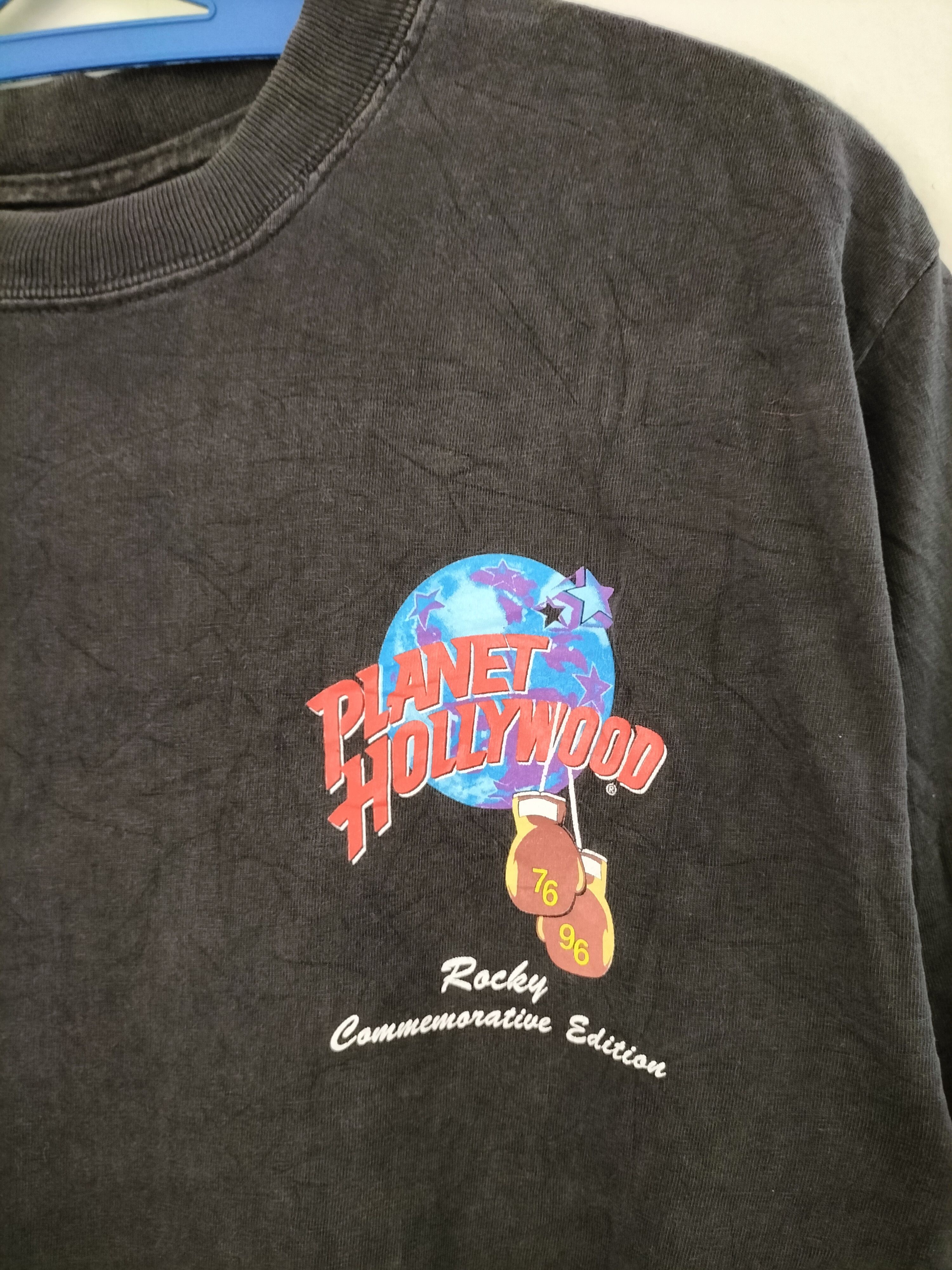 Planet Hollywood × Vintage Vintage Planet Hollywood❌Rocky Twentieth Anniversary Tee Size US M / EU 48-50 / 2 - 4 Thumbnail