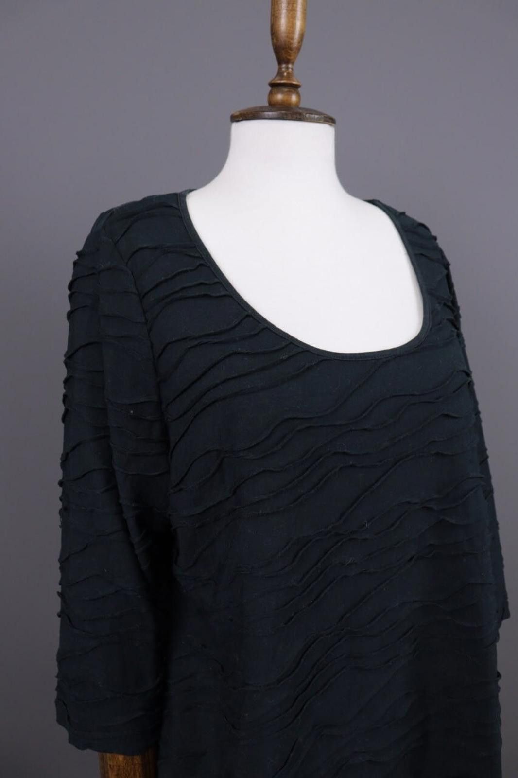 Rundholz Rundholz Black Asymmetrical Knit Pullover Sweater Size M Size M / US 6-8 / IT 42-44 - 3 Thumbnail