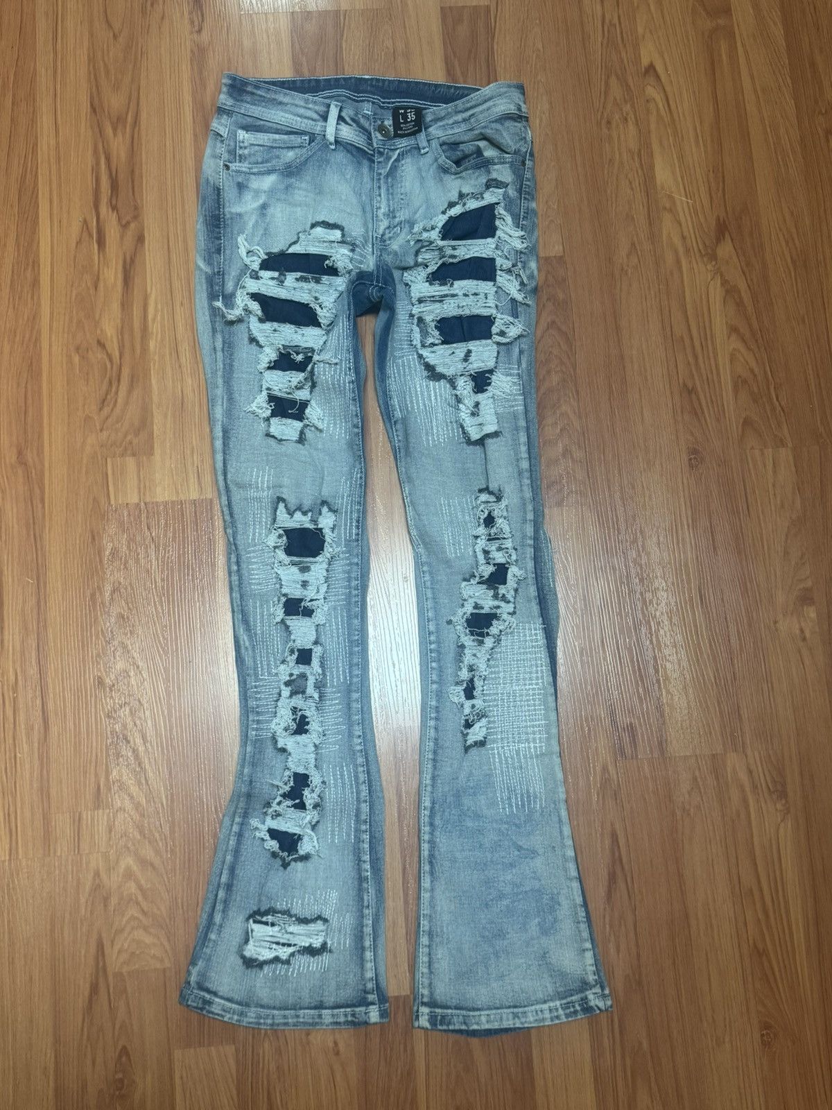 Other Blue Skinny denim with flared bottoms Size US 30 / EU 46 - 1 Thumbnail