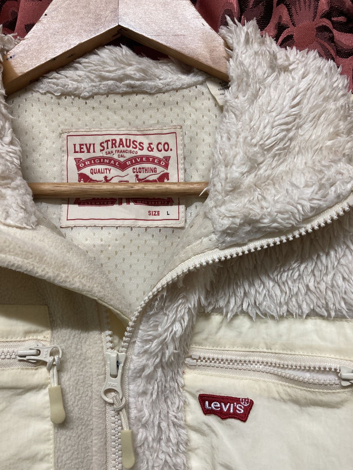 Japanese Brand Levis winter jacket Size US L / EU 52-54 / 3 - 3 Thumbnail