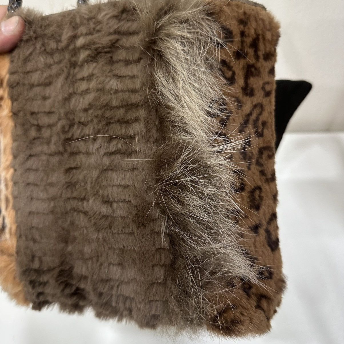Christian Dior Monsieur ‼️YES‼️ CHRISTIAN DIOR BROWN MULI-FUR ANIMAL PRINT LETAHER BAG Size ONE SIZE - 8 Thumbnail