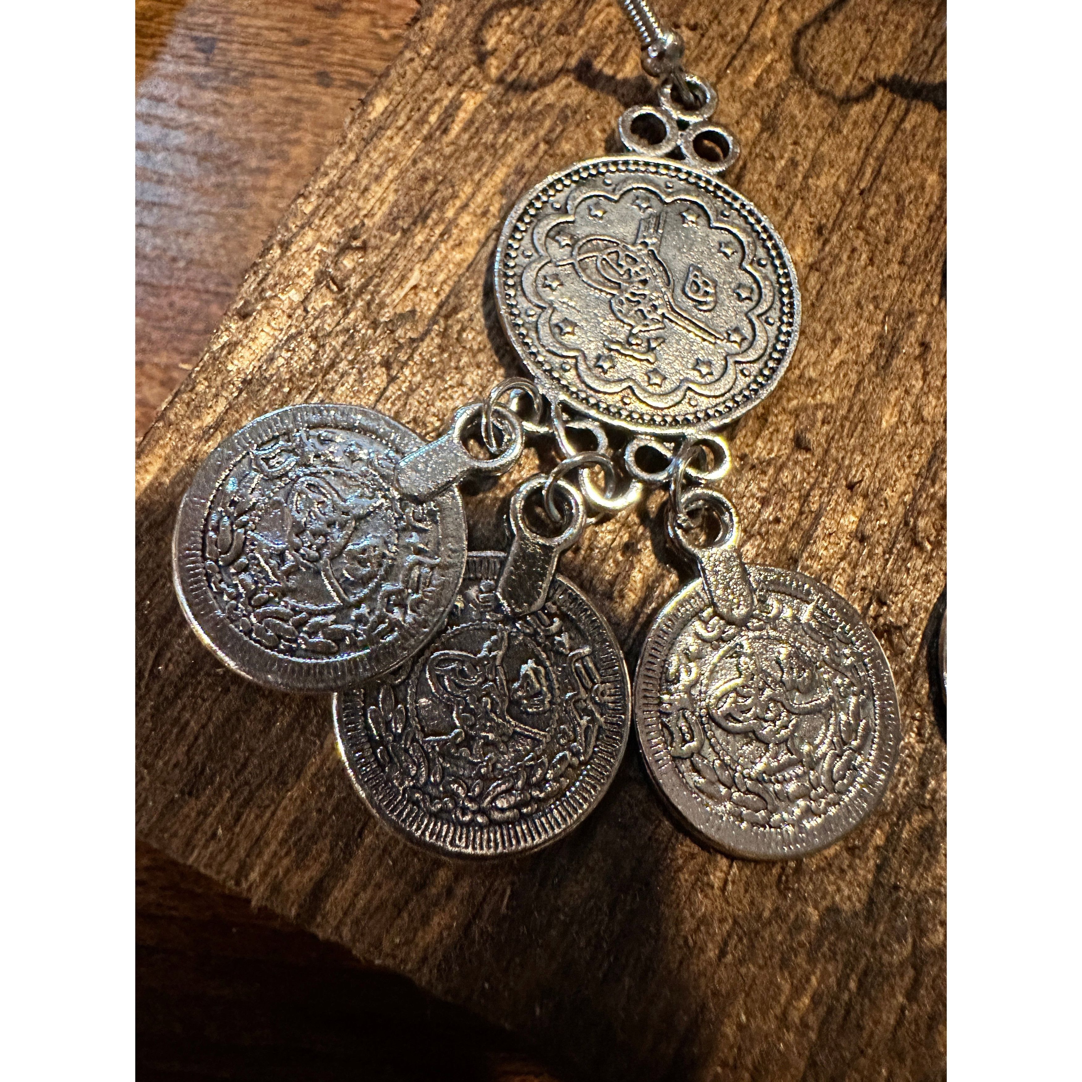 Other Vintage-Inspired Boho Coin Dangle Earrings in Gift-Ready Box Size ONE SIZE - 9 Thumbnail