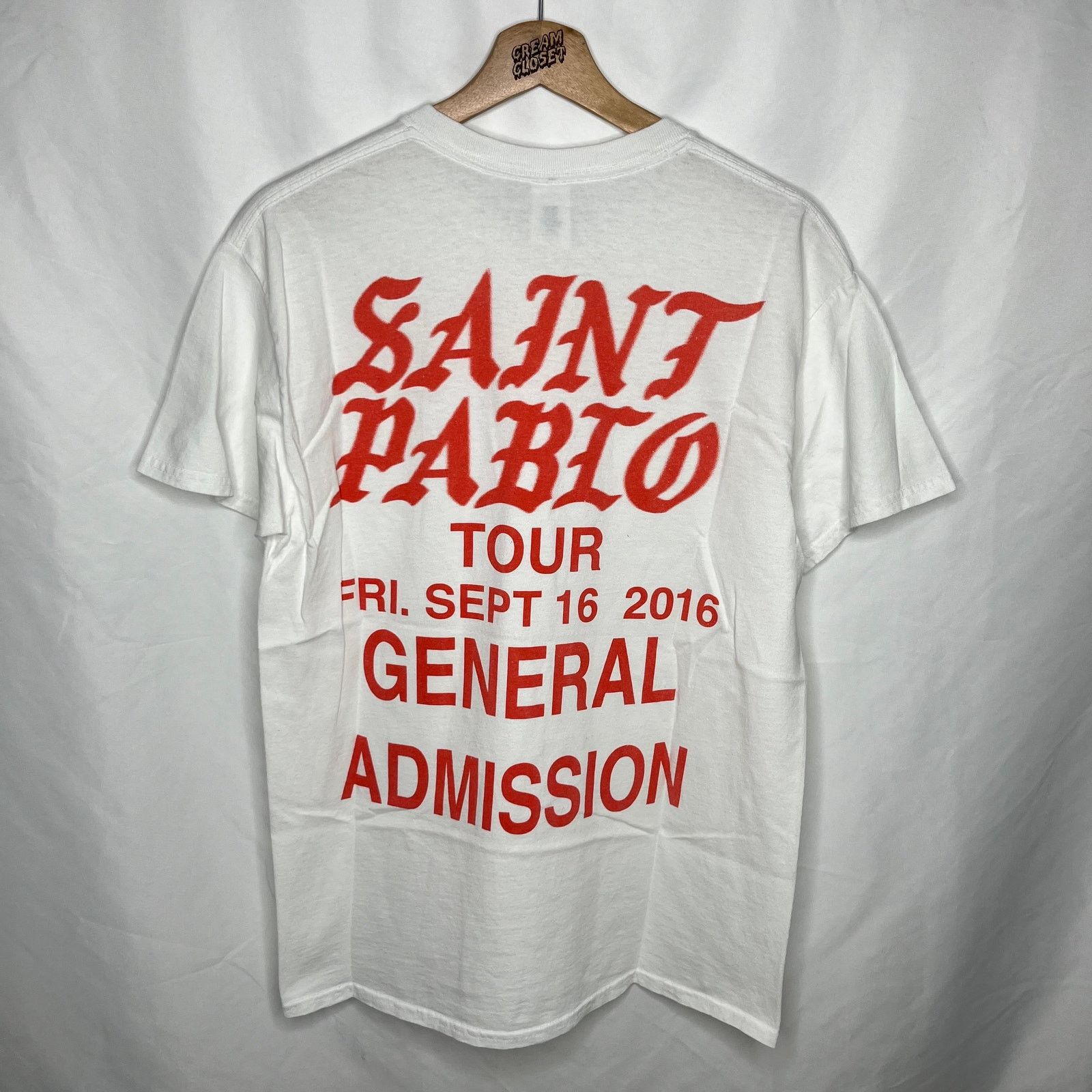 Vintage Kanye West Yeezy Saint Pablo 2016 RARE Cancelled Tour Shirt Hip Hop retailer Rap