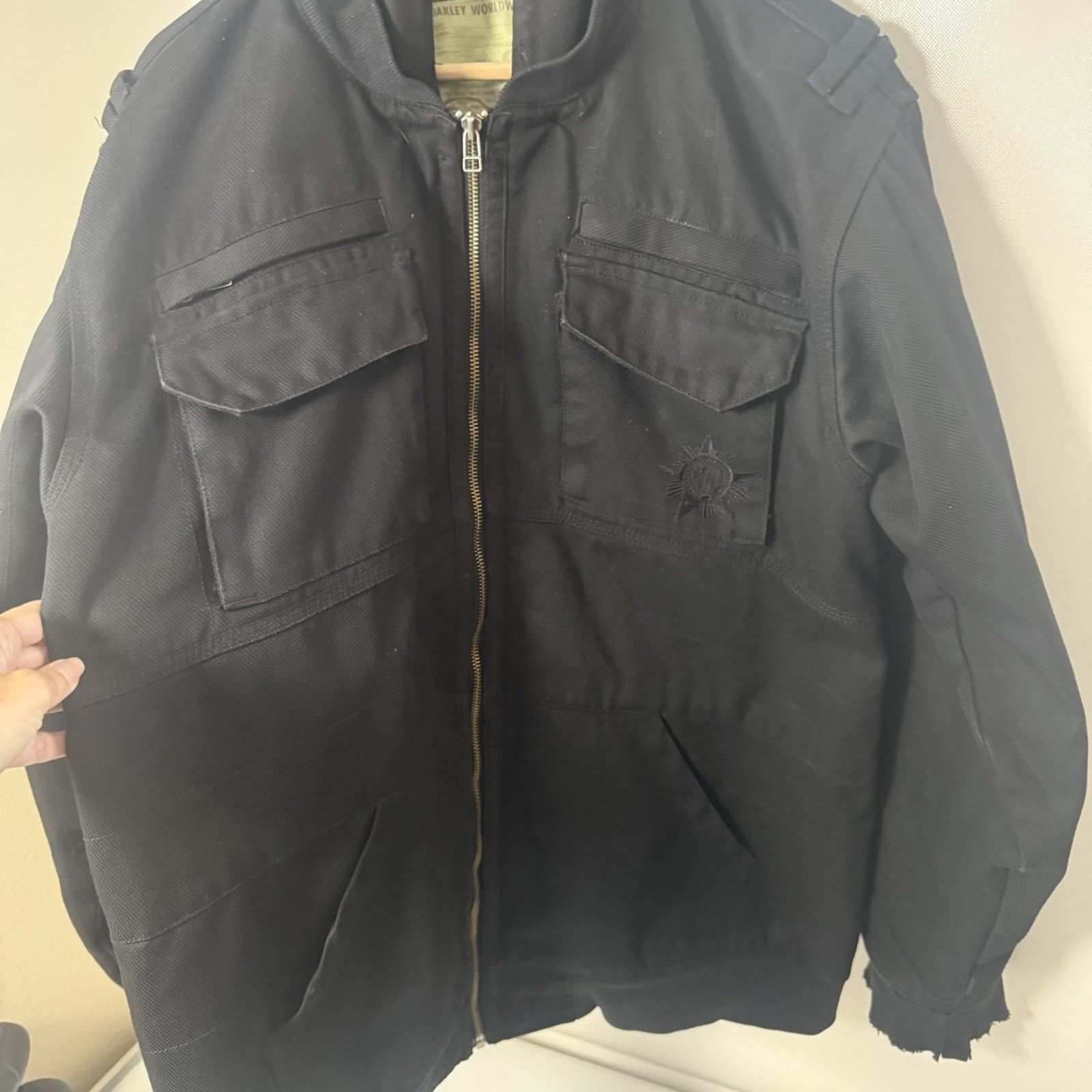 Oakley Vintage Oakley Worldwide Science And Art Canvas Jacket Size US L / EU 52-54 / 3 - 6 Thumbnail