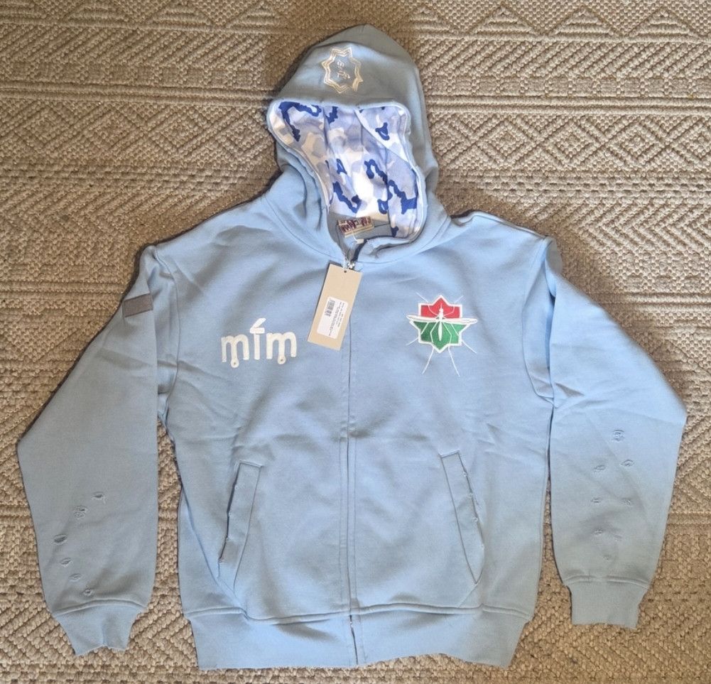 murd333r.fm MURD333R.FM LIGHT BLUE SPECIAL OPS HOODIE SIZE M Size US M / EU 48-50 / 2 - 1 Thumbnail