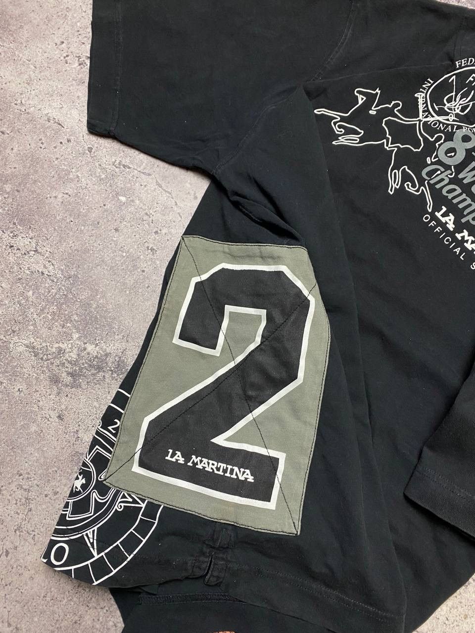 Vintage Vintage La Martina India #2 Polo T-Shirt Size US L / EU 52-54 / 3 - 4 Thumbnail