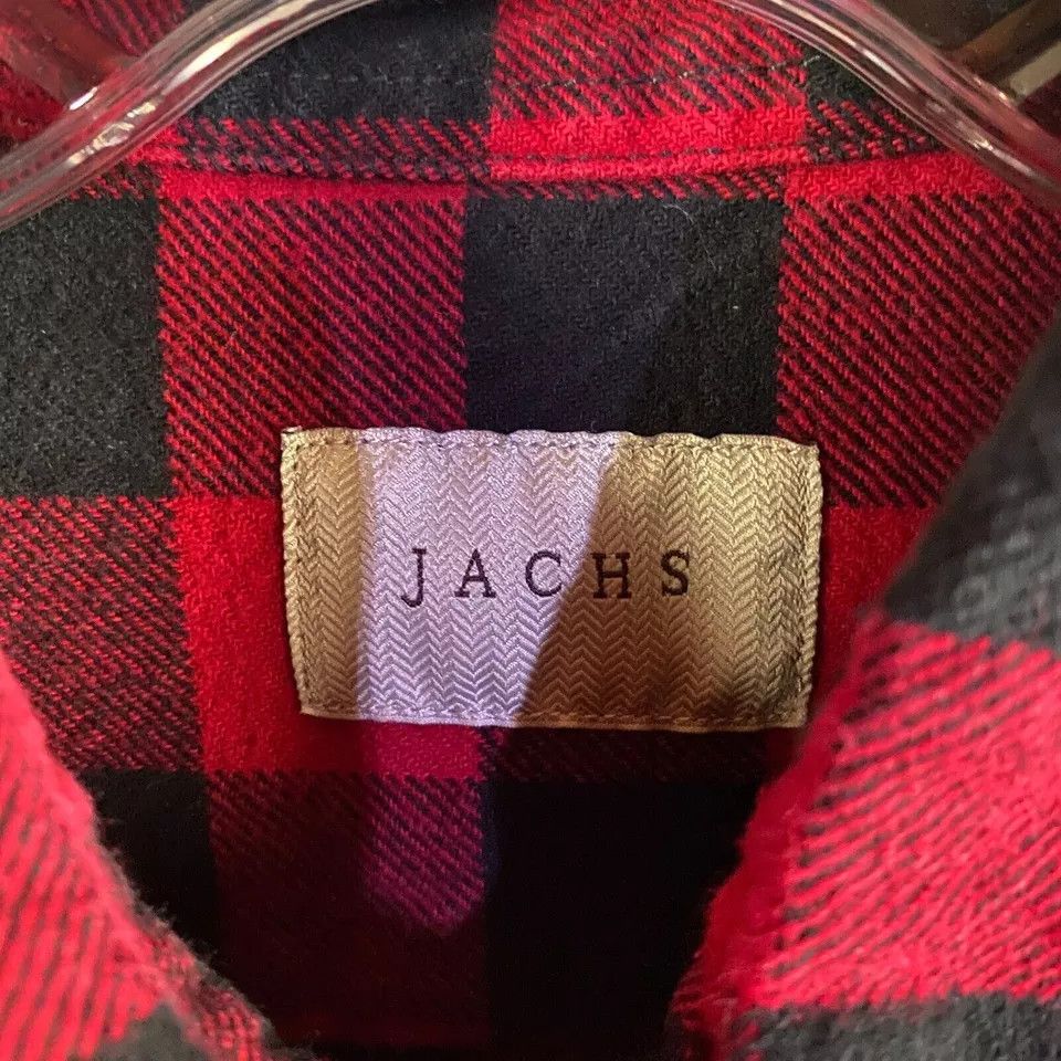Other Jachs Flannel Shirt Men's Large Checkers Button Up Cotton L Size US L / EU 52-54 / 3 - 3 Thumbnail