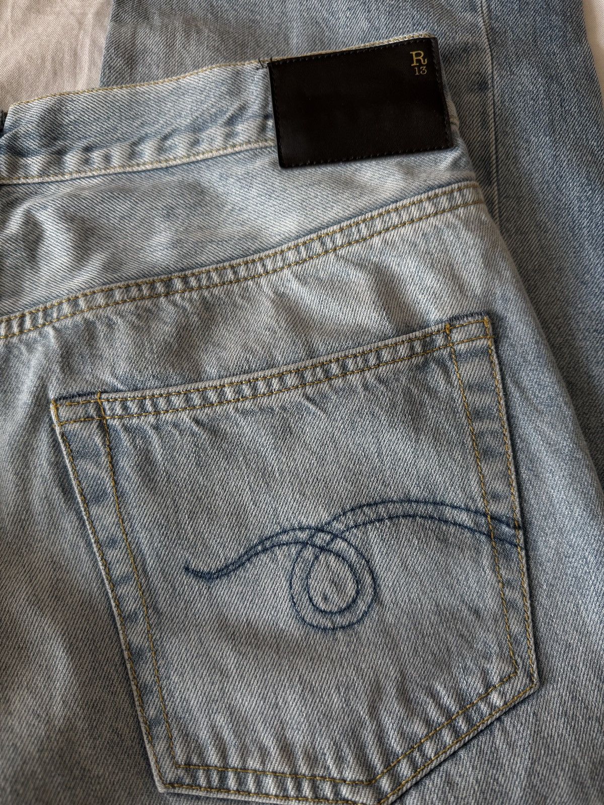 R13 🔥🔥 R13 Blue Crossover Jeans Size 27" / US 4 / IT 40 - 4 Thumbnail
