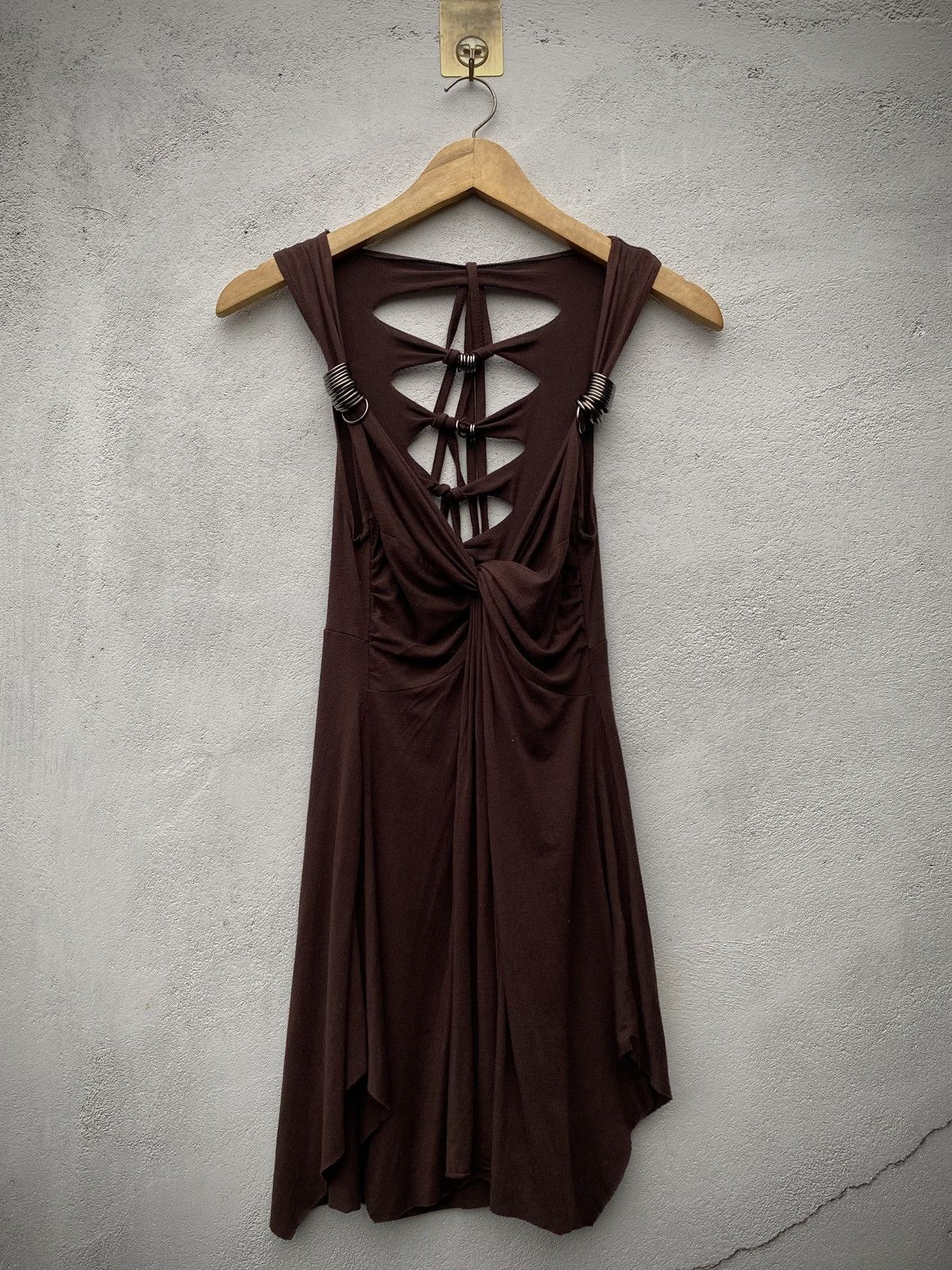 Yasuyuki Ishii EDGE LINE PUNK GOTHIC STYLE FLARED DRESSES Size ONE SIZE - 1 Thumbnail