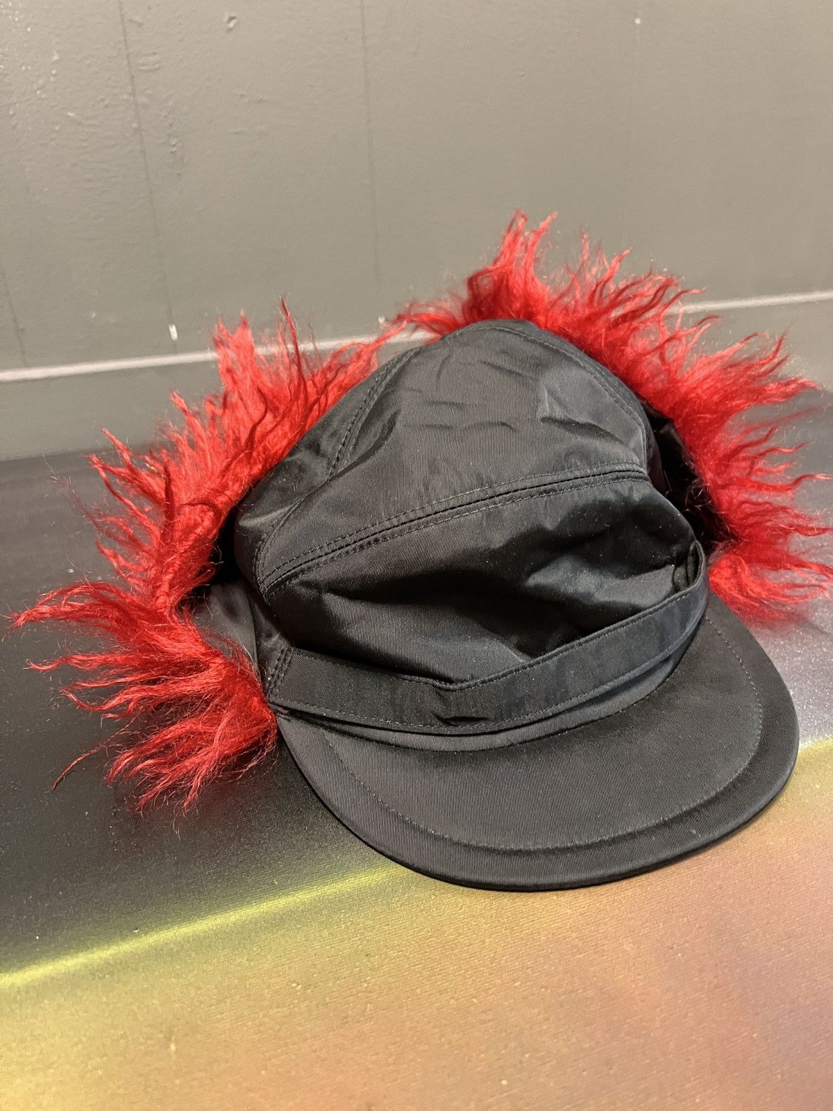 Prada prada nylon fur ski winter Cap hat Size ONE SIZE - 4 Thumbnail
