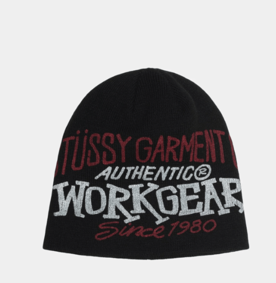 image of Stussy Skullcap Workgear Print Black, Men's