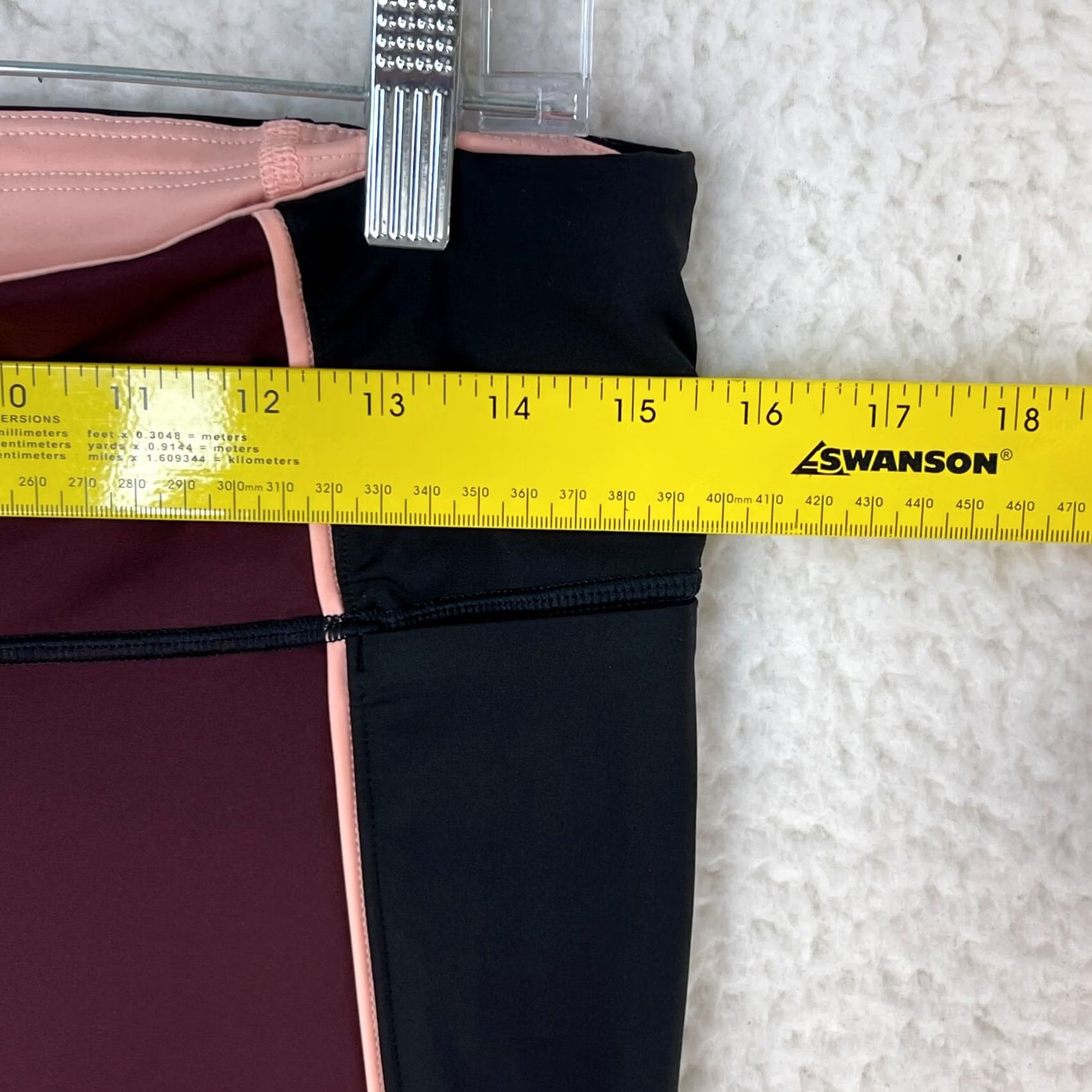 Athleta Athleta Velocity Stash Pocket Crop Leggings Womens Colorblock Stretch Size Medium Size 32" / US 10 / IT 46 - 5 Thumbnail