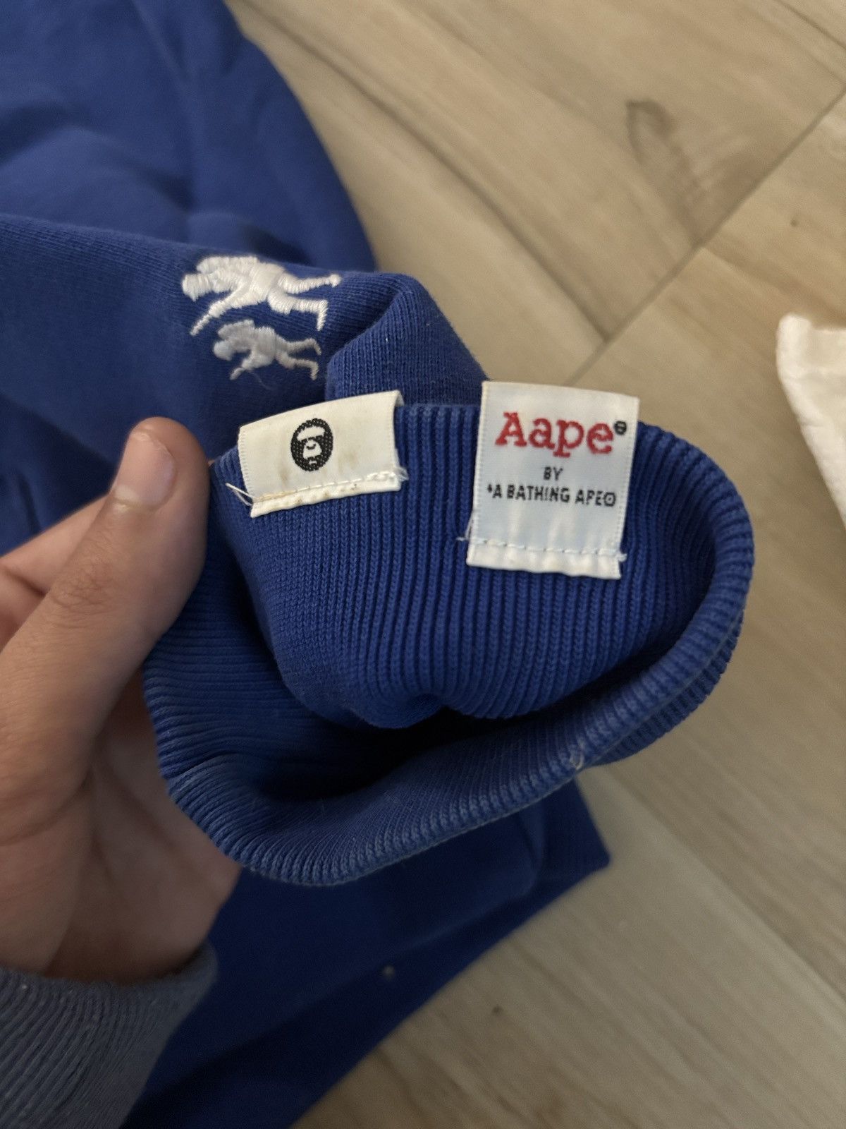 Aape × Bape Aape Blue Sweater Size US M / EU 48-50 / 2 - 3 Thumbnail